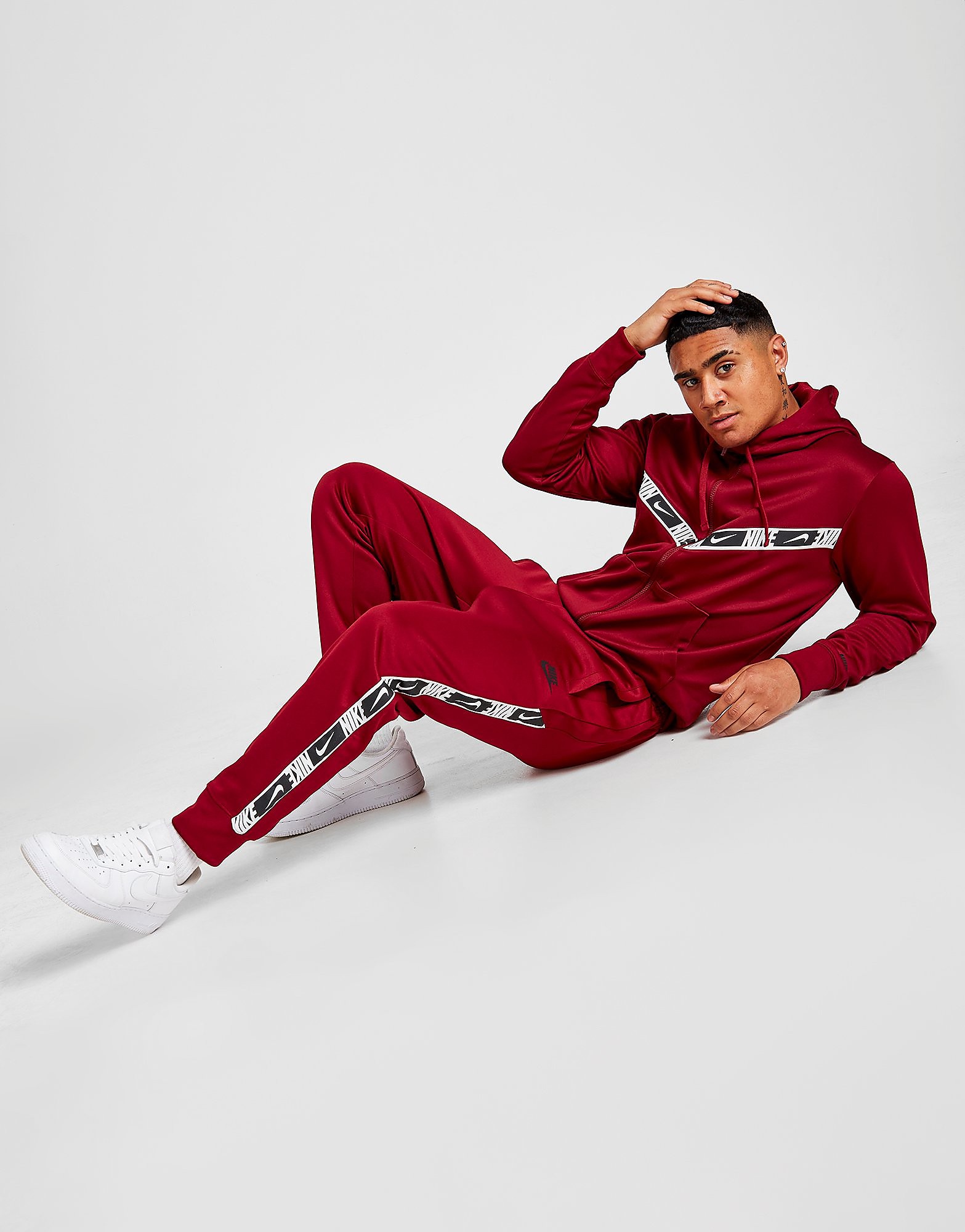 

Nike Repeat Tape Joggers - Team Red/Team Red/Black - Mens, Team Red/Team Red/Black