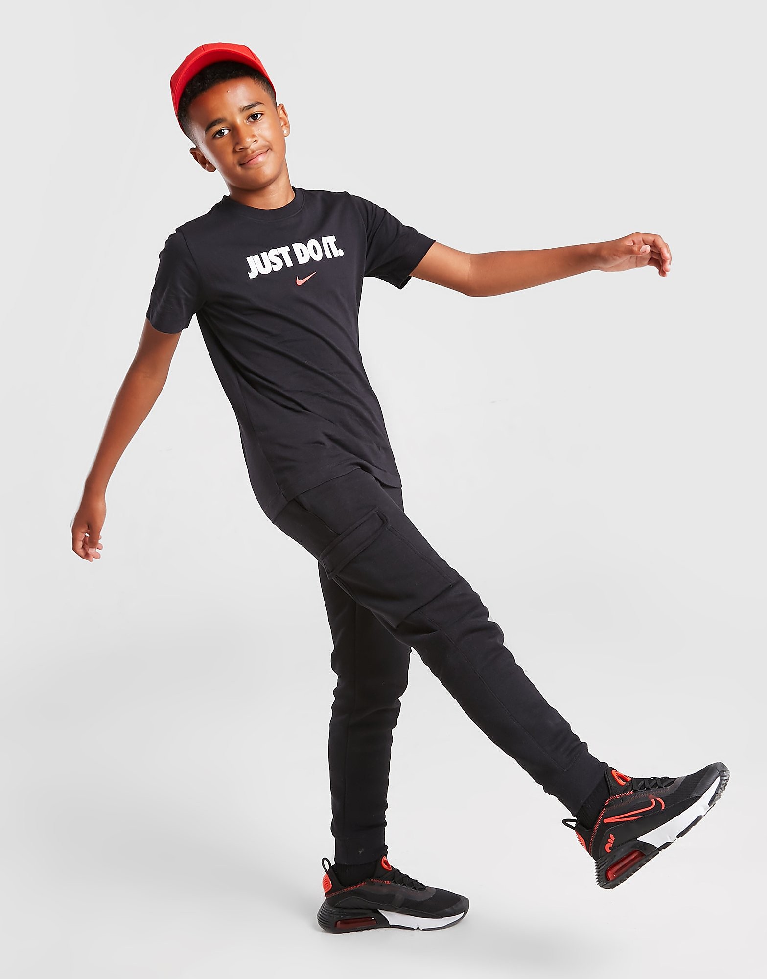 Nike Just Do It T-Shirt Junior - Black - Kids, Black