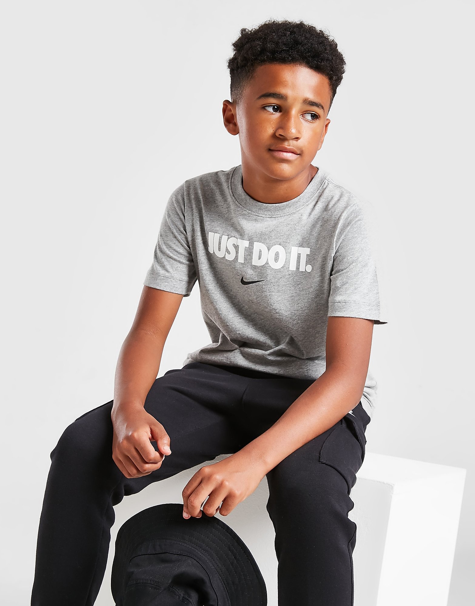 

Nike Just Do It T-Shirt Junior - Grey - Kids, Grey