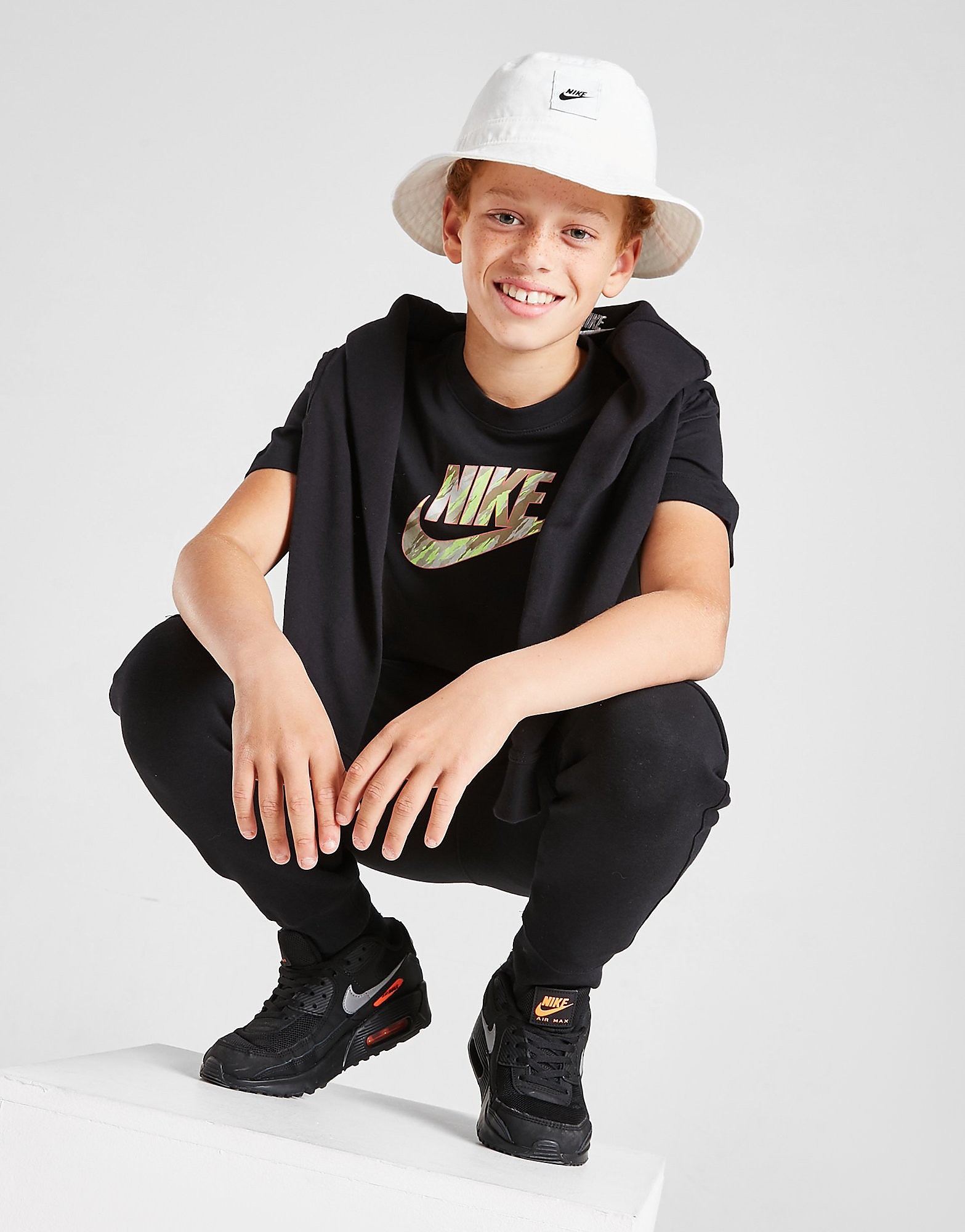 

Nike Camo Futura T-Shirt Junior - Black - Kids, Black