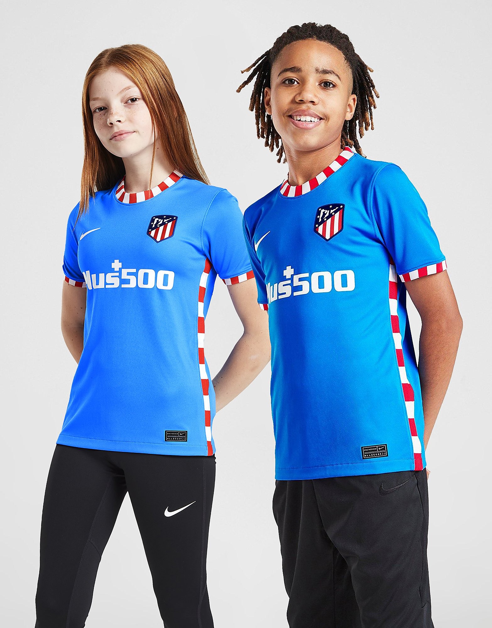 

Nike Atletico Madrid 2021/22 Third Shirt Junior - Blue/White - Kids, Blue/White