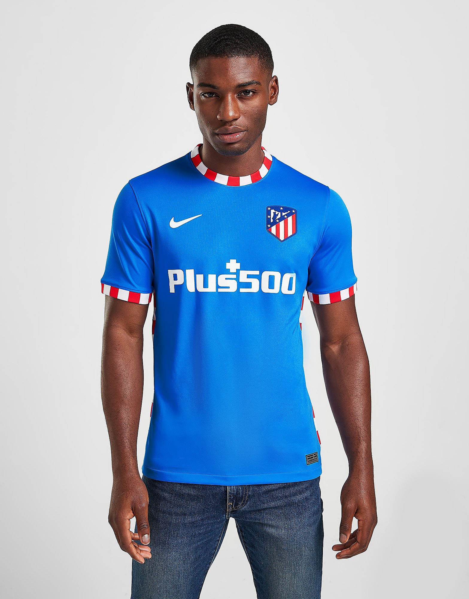 

Nike Atletico Madrid 2021/22 Third Shirt - Blue/White - Mens, Blue/White