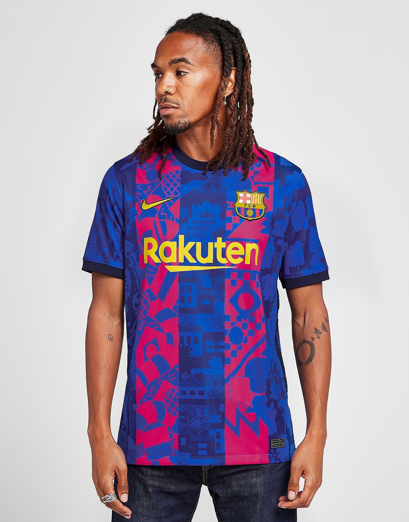 

Nike FC Barcelona 2020/21 Third Shirt - Hyper Royal/Varsity Maize - Mens, Hyper Royal/Varsity Maize