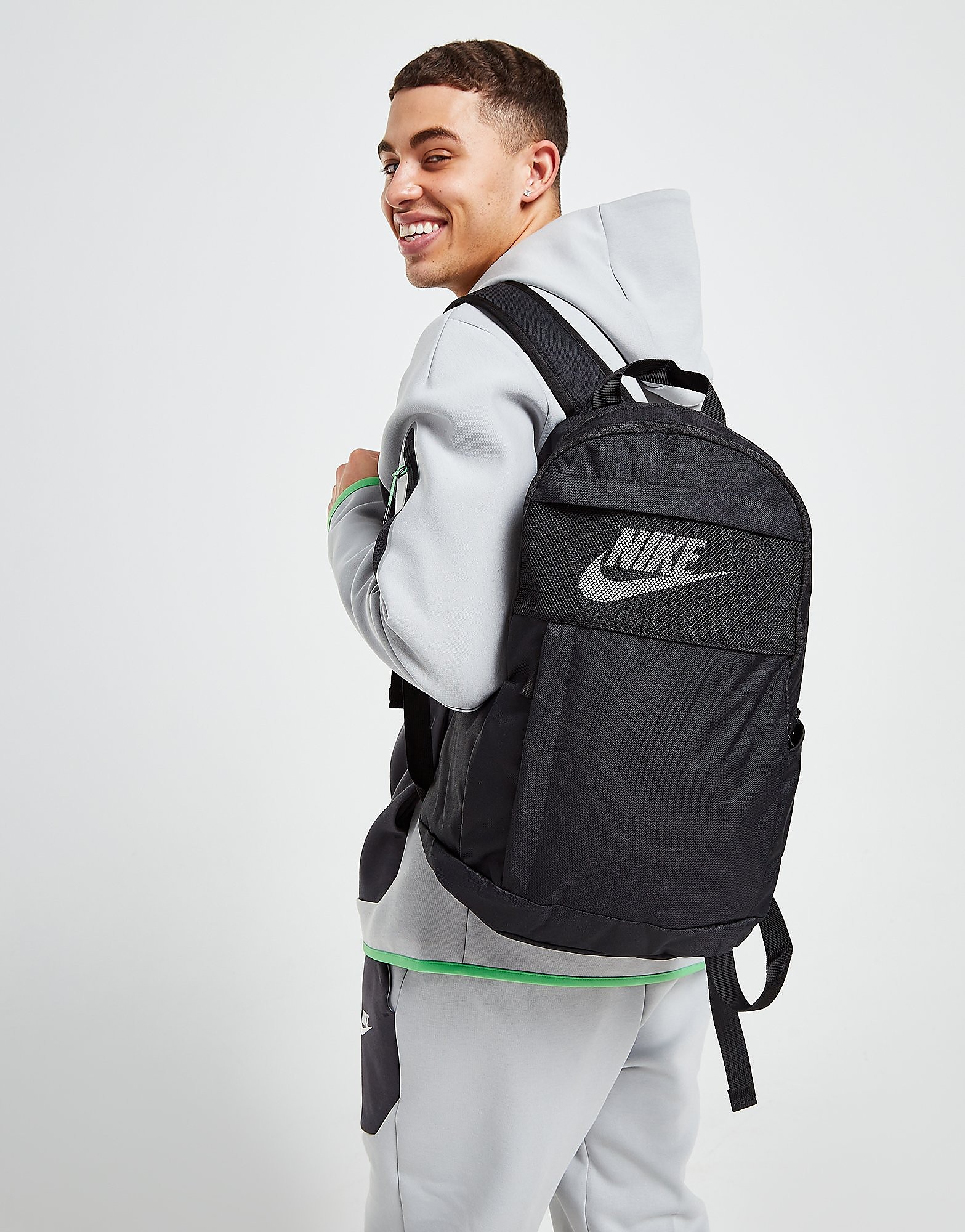 

Nike Elemental Mesh Backpack - Black - Kids, Black