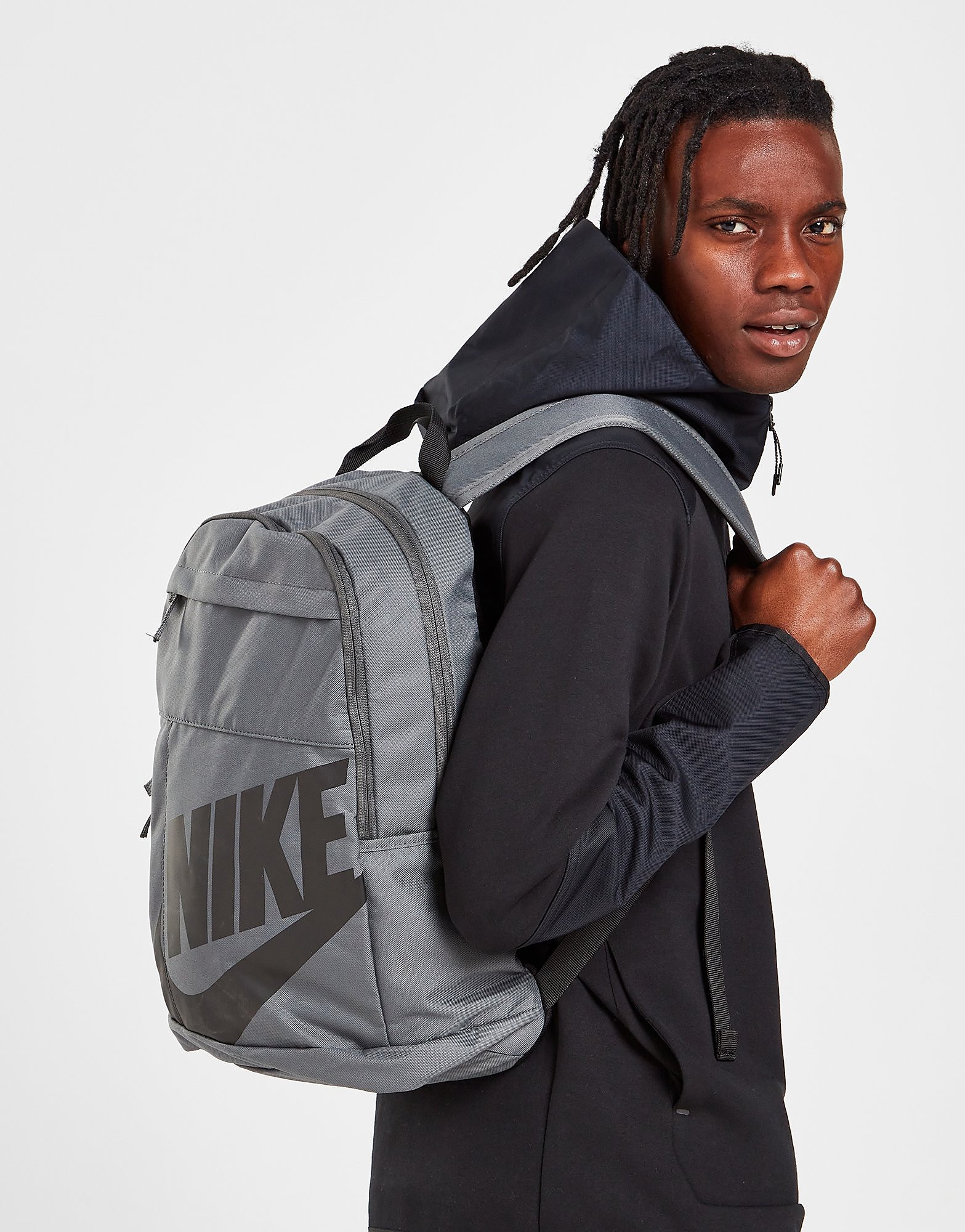Nike Element Backpack - Iron Grey/Iron Grey/Black - Kids, Iron Grey/Iron Grey/Black