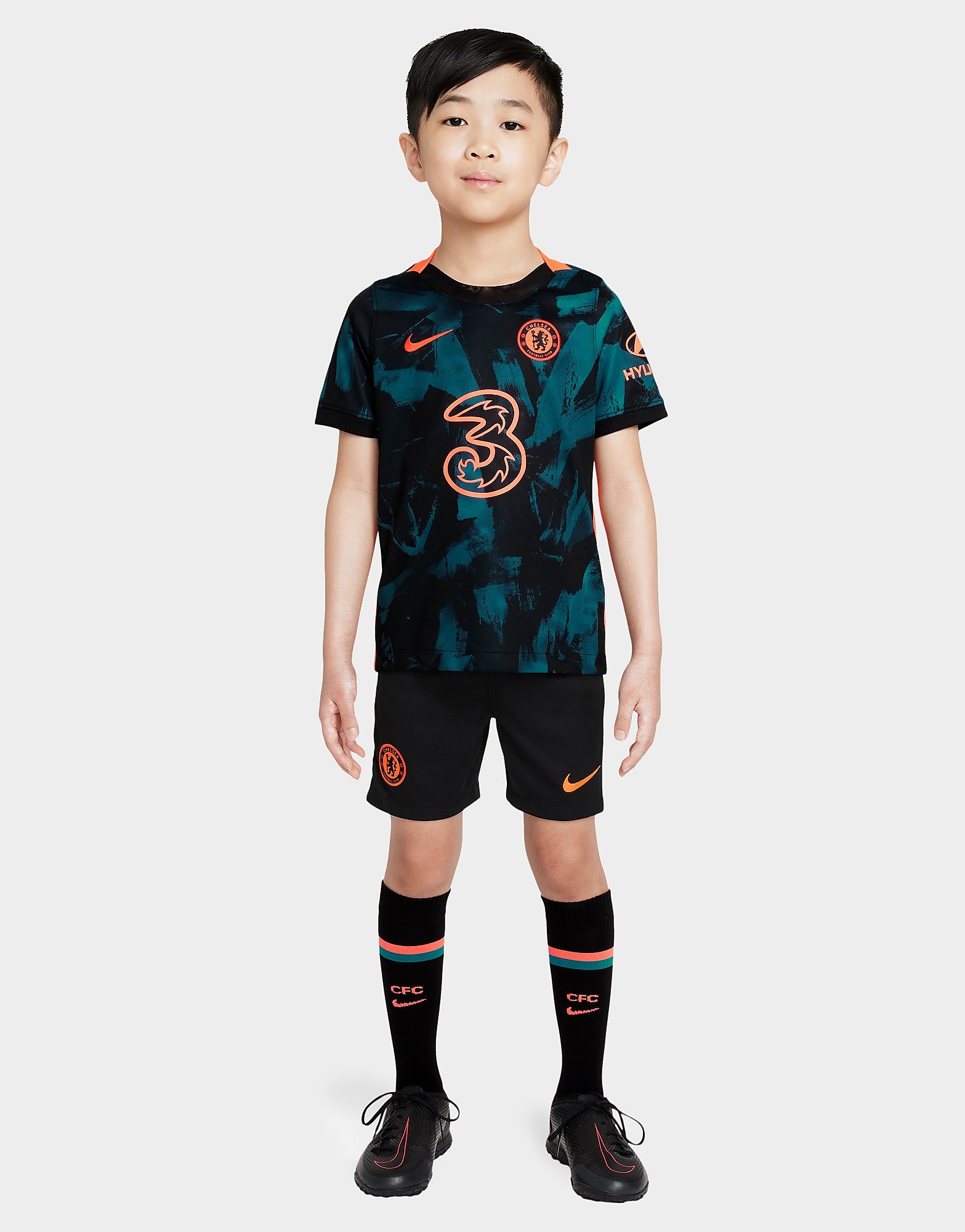 

Nike Chelsea FC 2021/22 Third Kit Children - Black - Kids, Black