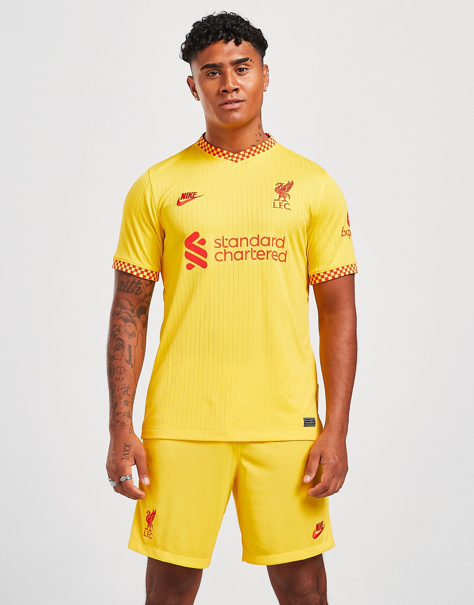 

Nike Liverpool FC 2021/22 Third Shorts - Chrome Yellow/Rush Red - Mens, Chrome Yellow/Rush Red