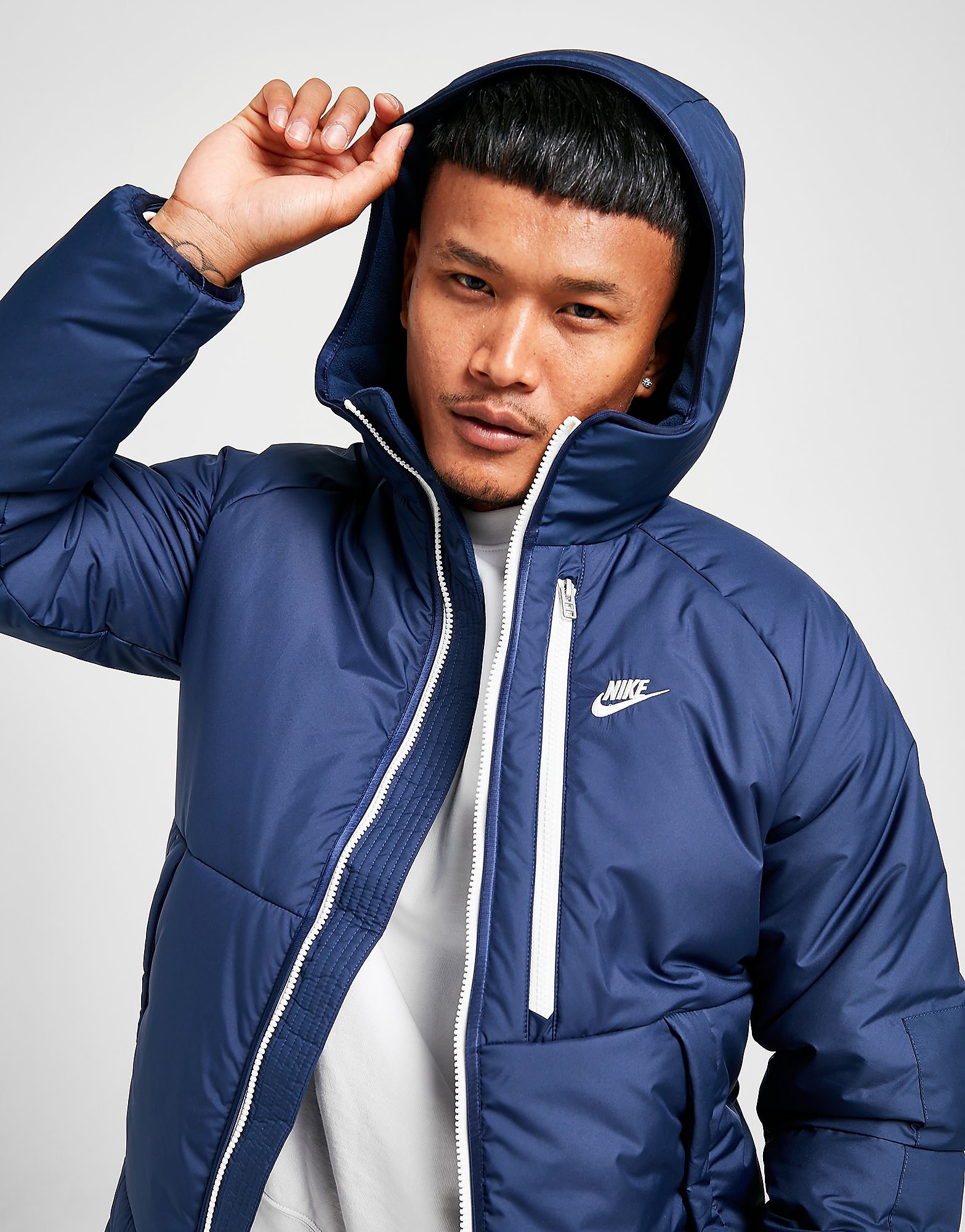 

Nike Legacy Jacket - Midnight Navy/Midnight Navy/Sail - Mens, Midnight Navy/Midnight Navy/Sail