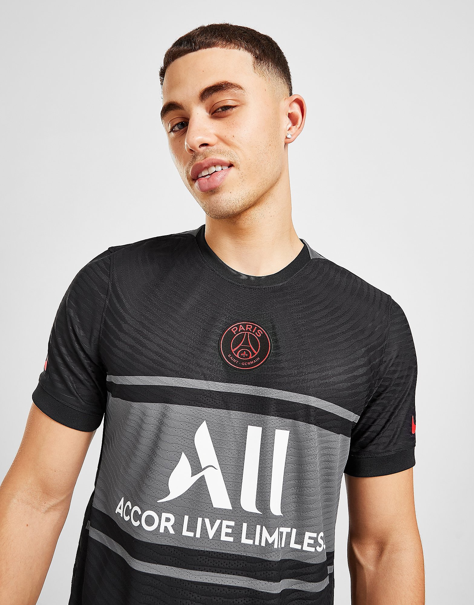 

Nike Paris Saint Germain 2021/22 Match Third Shirt - Black/Dark Grey/White/Siren Red - Mens, Black/Dark Grey/White/Siren Red