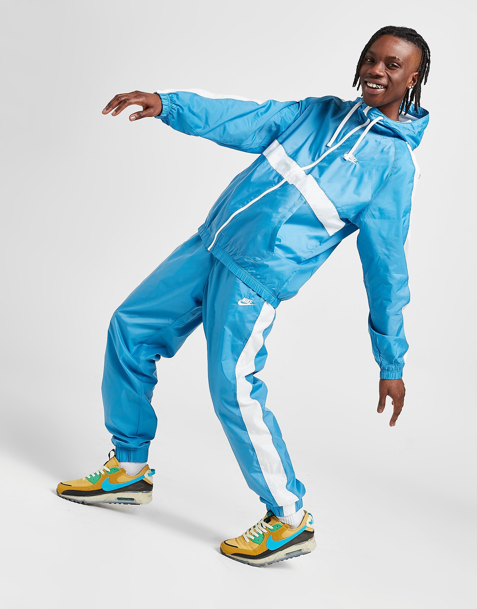 

Nike Hooded Woven Tracksuit - Only at JD - Dutch Blue/White/Dutch Blue/White - Mens, Dutch Blue/White/Dutch Blue/White