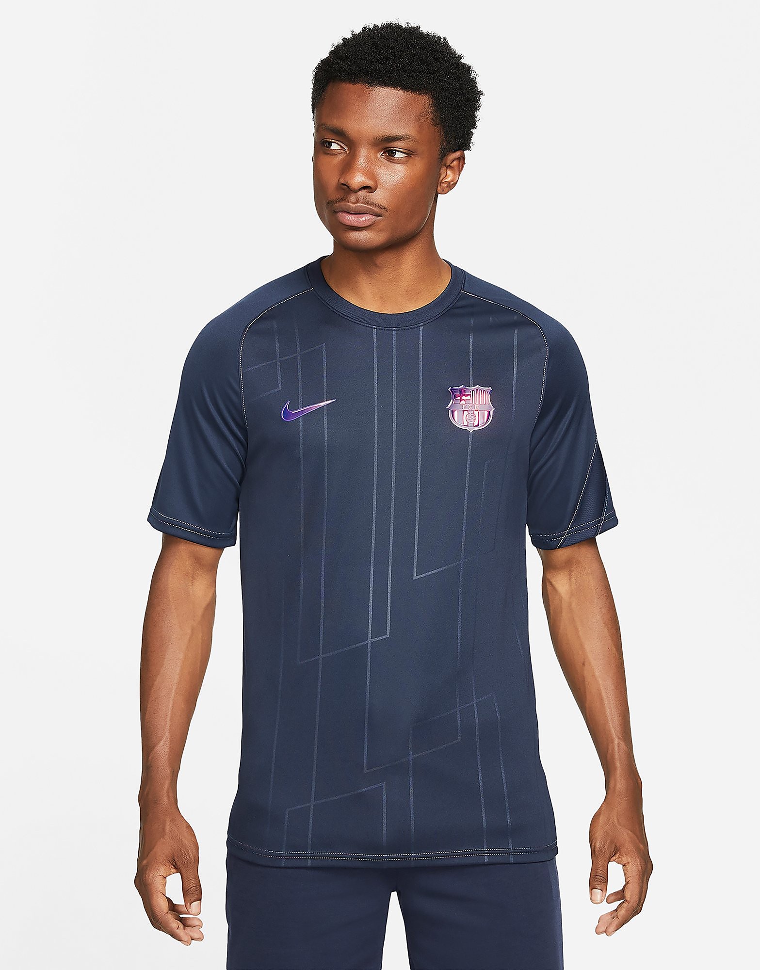 

Nike FC Barcelona Pre-Match Top - Obsidian/Obsidian - Mens, Obsidian/Obsidian
