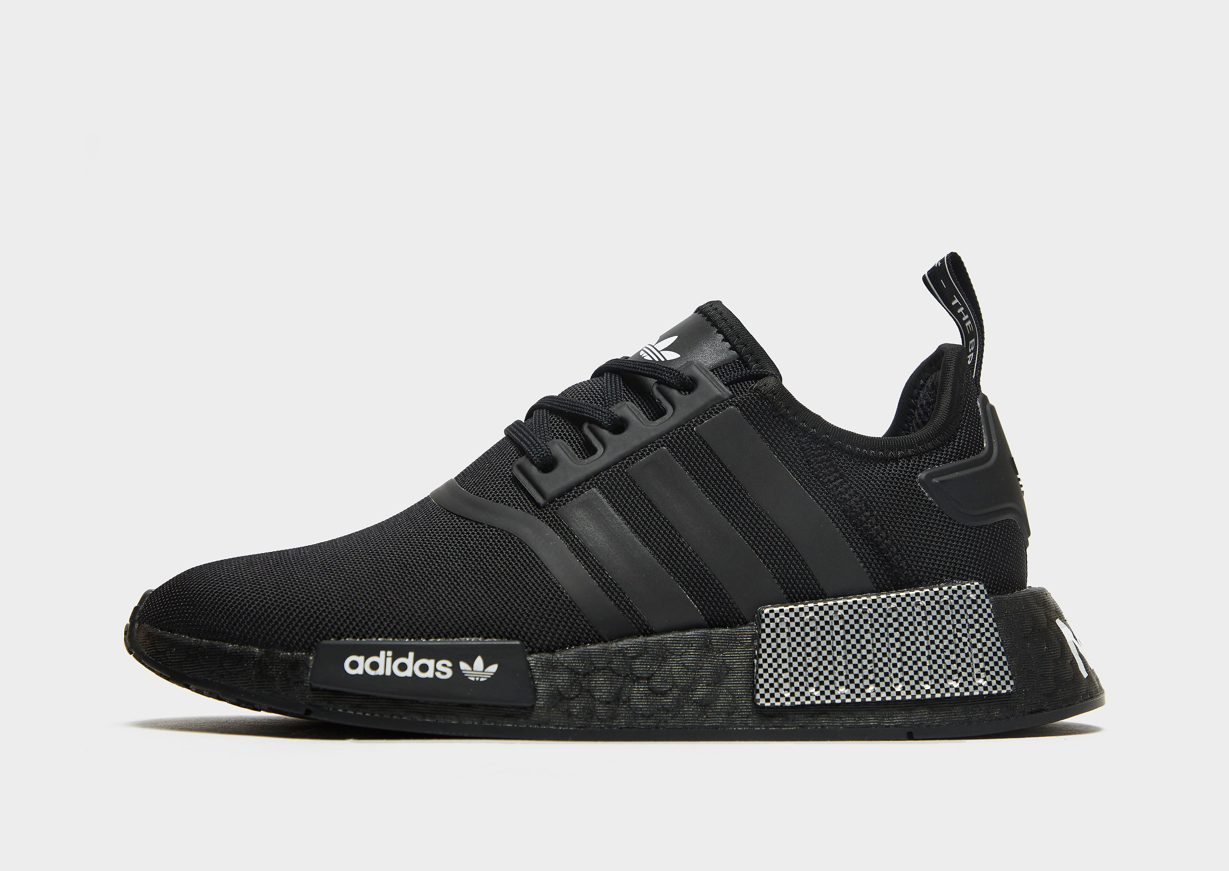 

adidas Originals NMD_R1 Junior - Only at JD - Black - Kids, Black