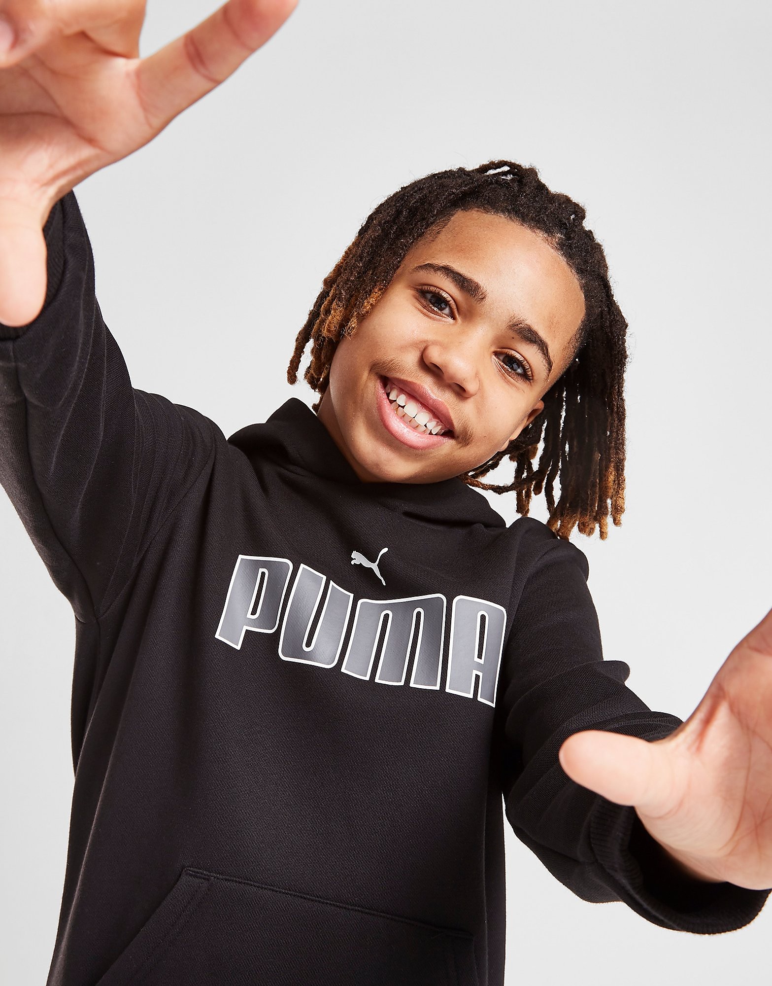 

Puma Core Logo Fleece Hoodie Junior - Black - Kids, Black