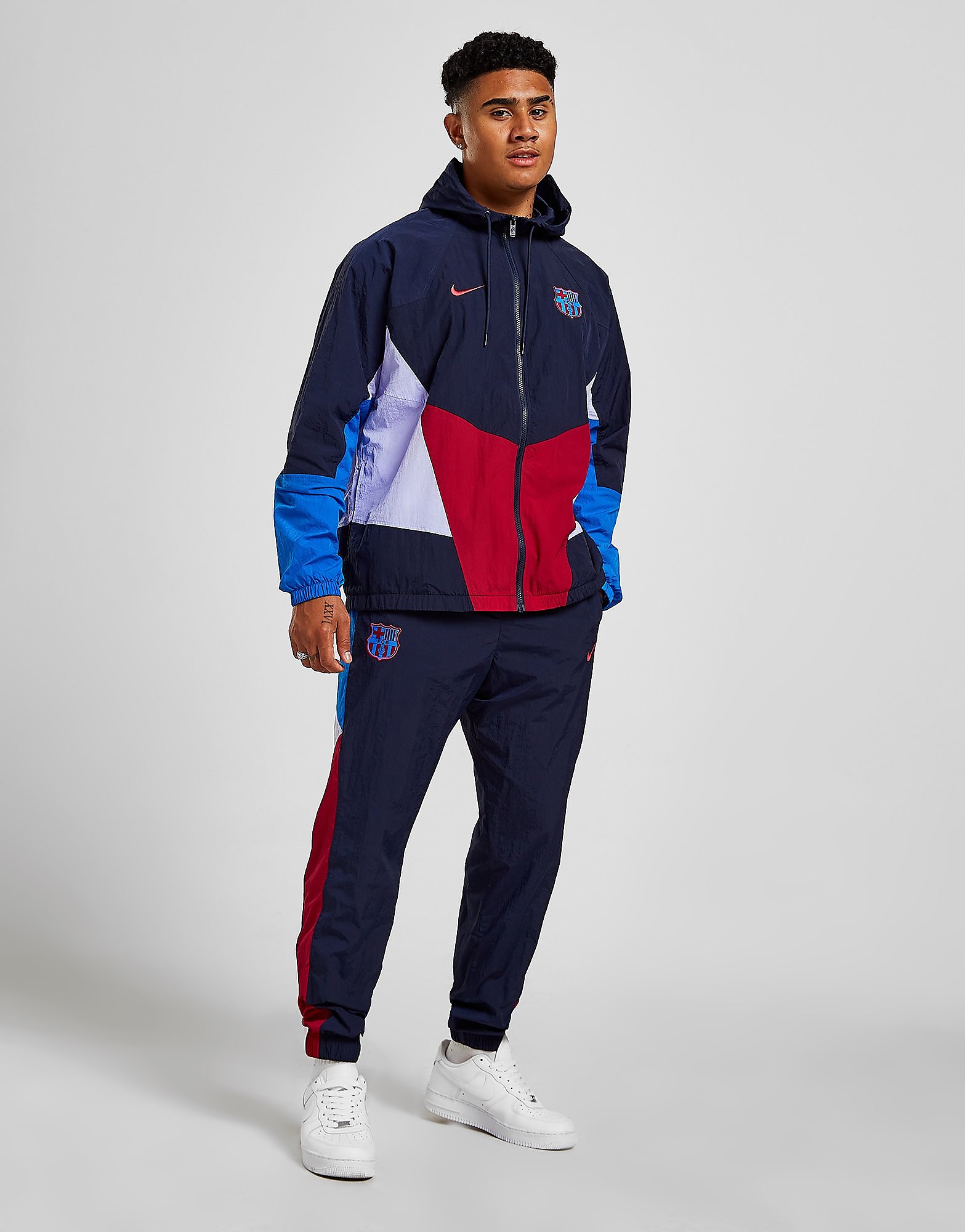 

Nike FC Barcelona Woven Track Pants - Obsidian/Noble Red/Soar/Purple Pulse - Mens, Obsidian/Noble Red/Soar/Purple Pulse