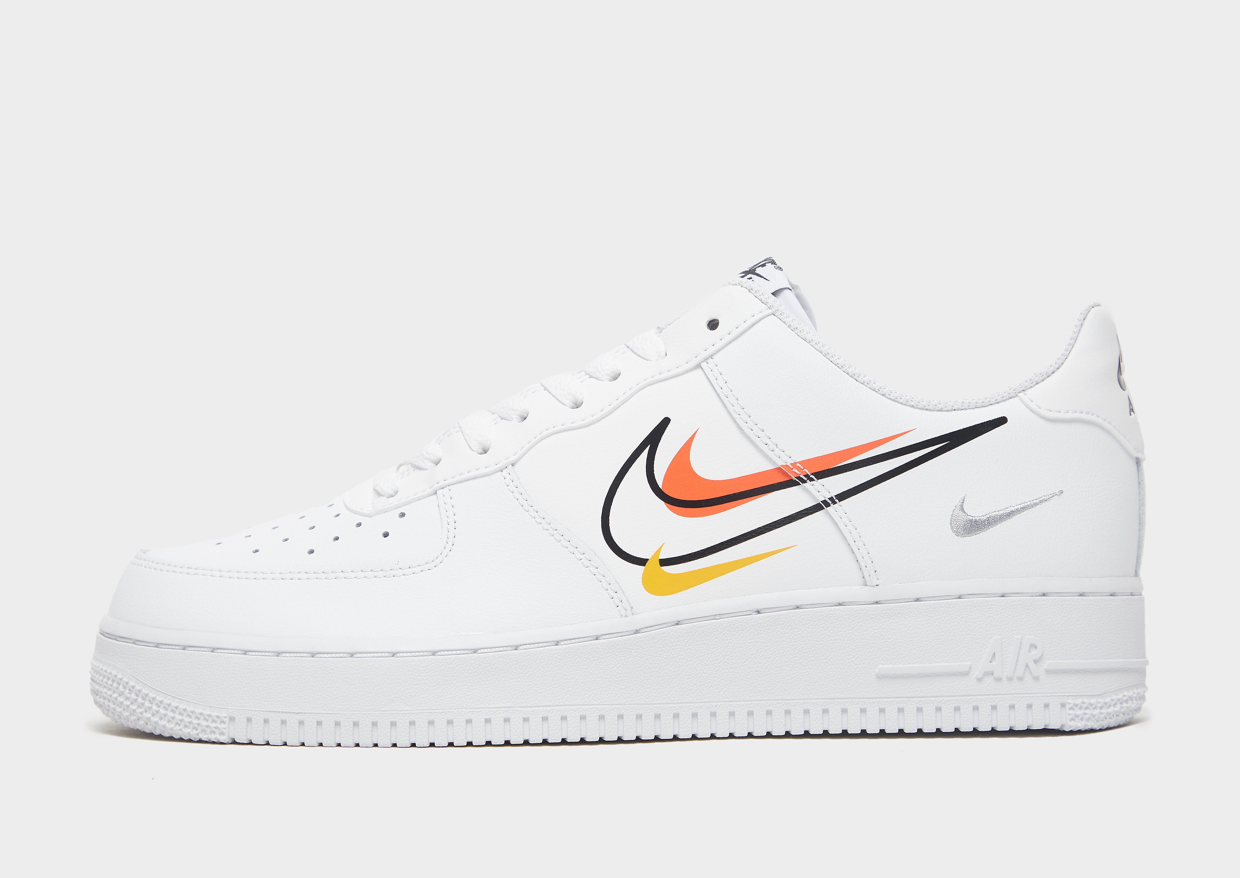 

Nike Air Force 1 Low - White/Multi Coloured - Mens, White/Multi Coloured
