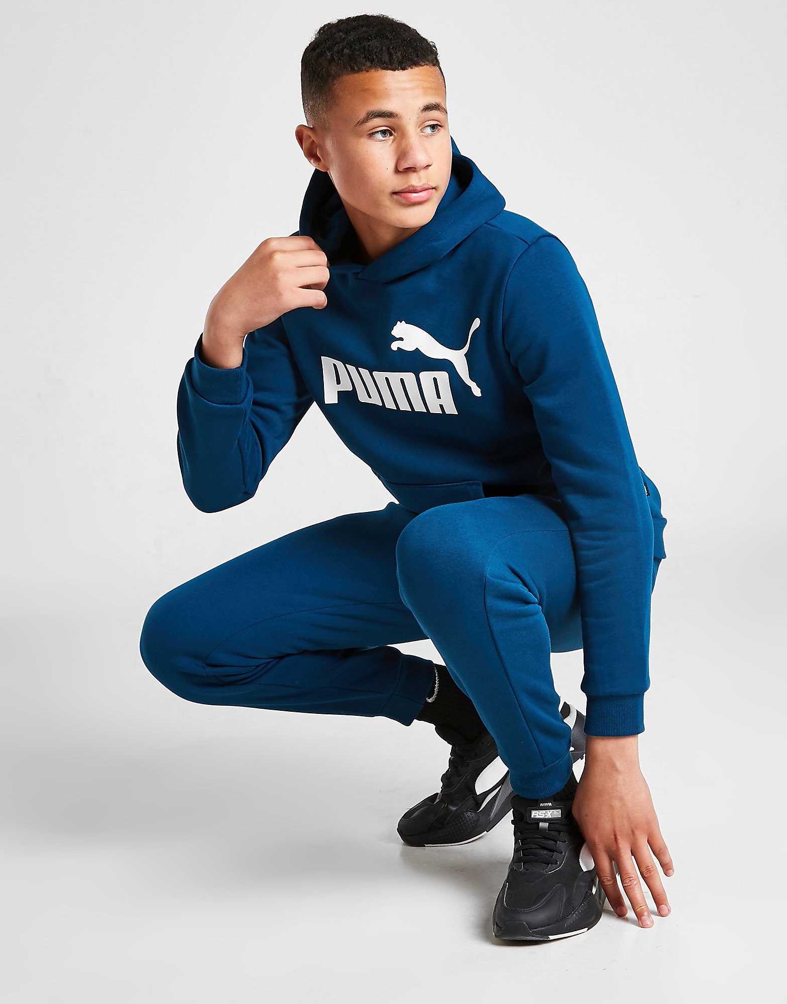 

Puma Core Logo Hoodie Junior - Blue - Kids, Blue