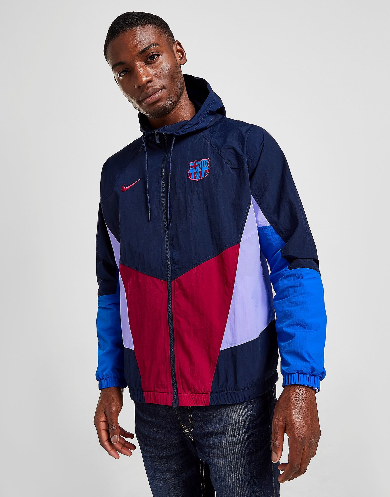 

Nike FC Barcelona Woven Jacket - Noble Red/Obsidian/Purple Pulse/Soar - Mens, Noble Red/Obsidian/Purple Pulse/Soar