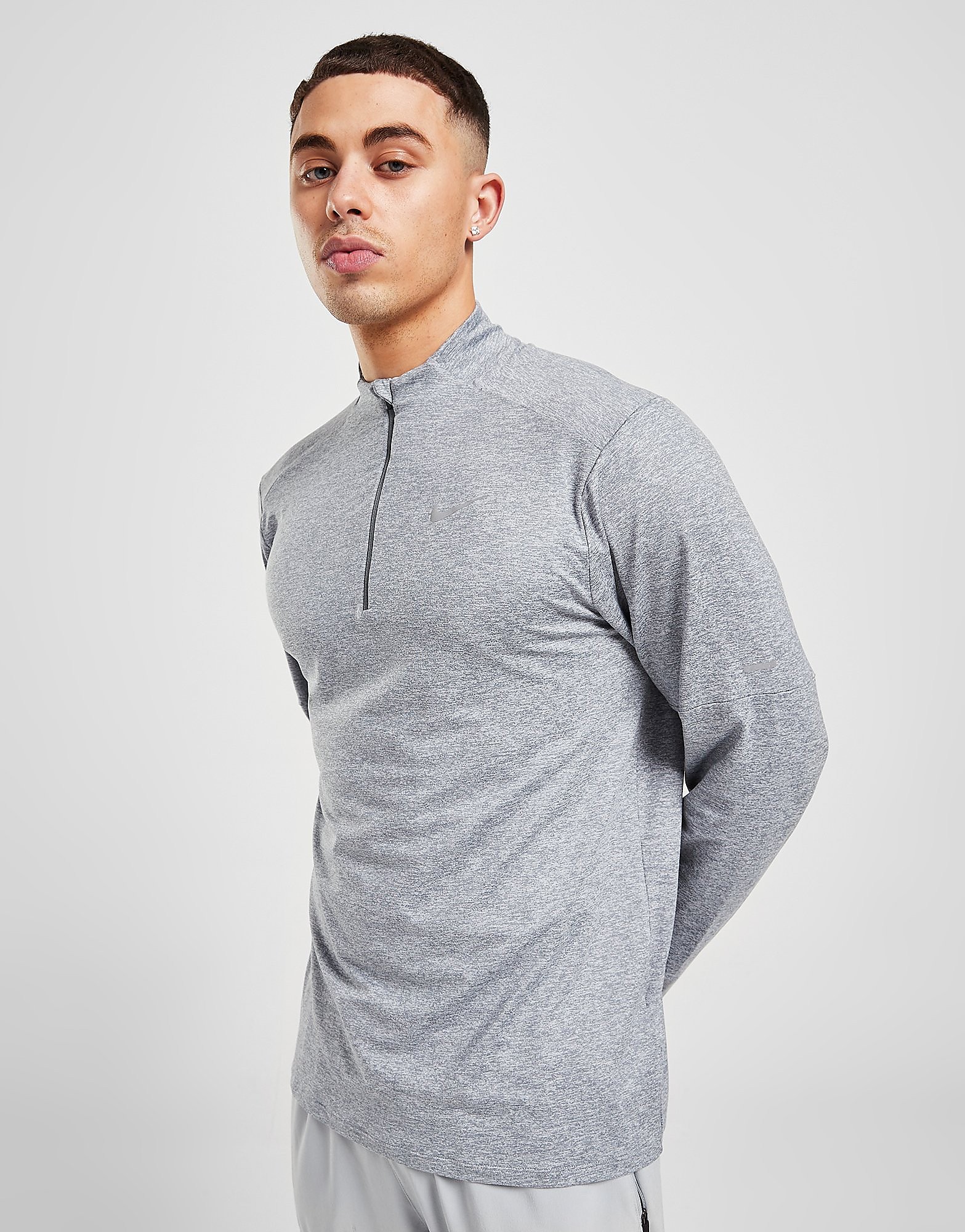 

Nike Element 1/2 Zip Running Top - Smoke Grey/Grey Fog - Mens, Smoke Grey/Grey Fog