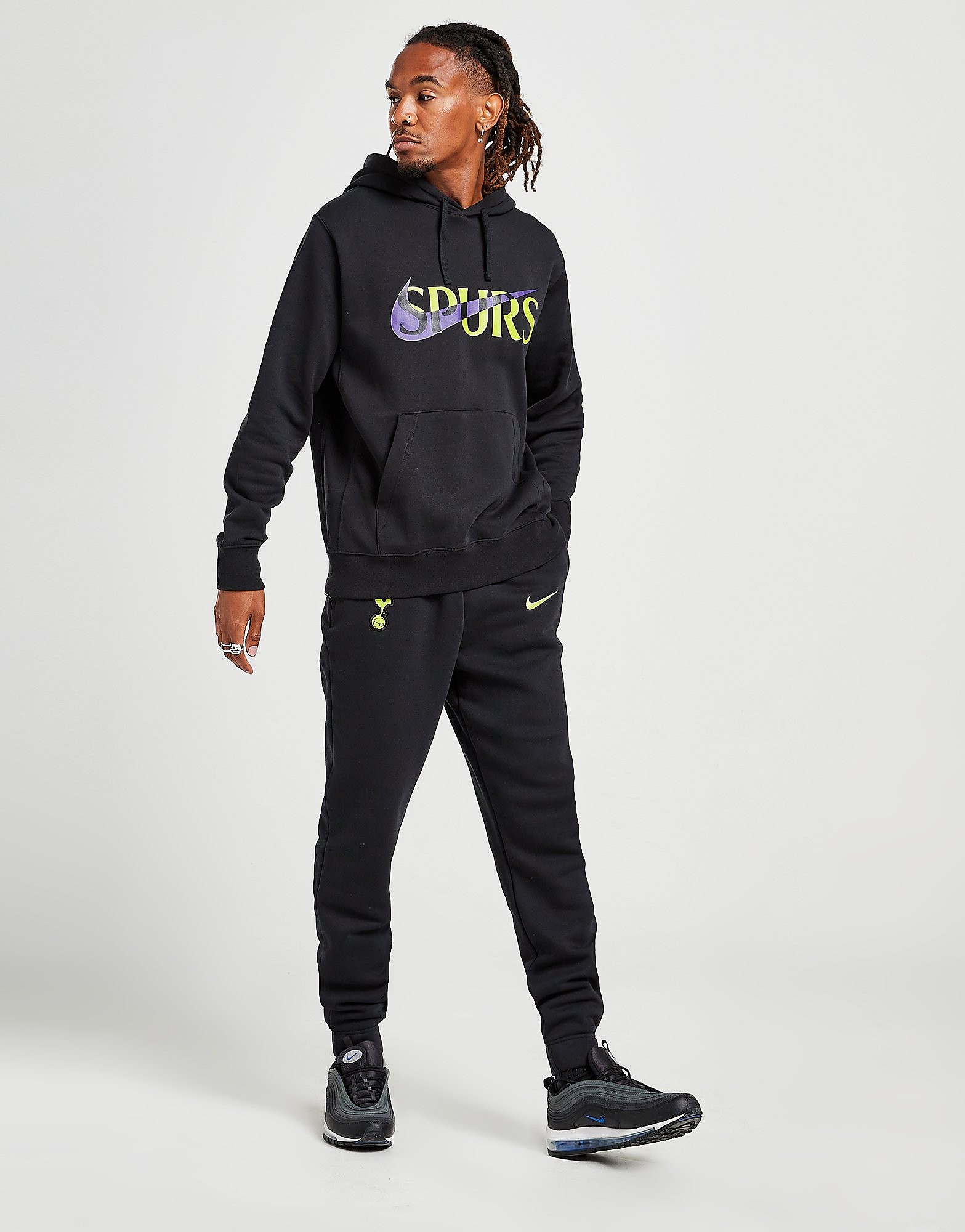 

Nike Tottenham Hotspur FC Fleece Joggers - Black/Venom Green - Mens, Black/Venom Green