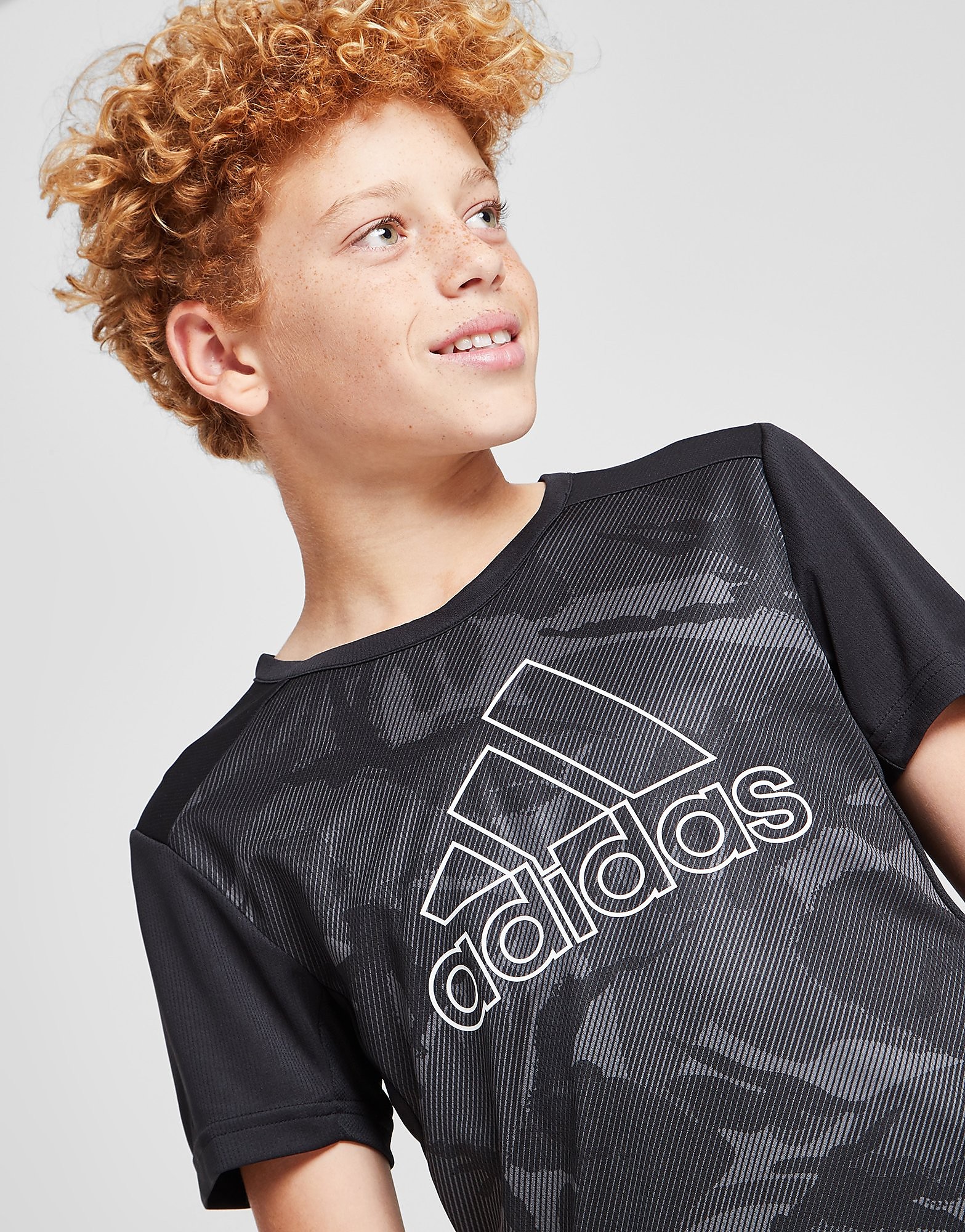 adidas Poly T-Shirt Junior - Black - Kids, Black