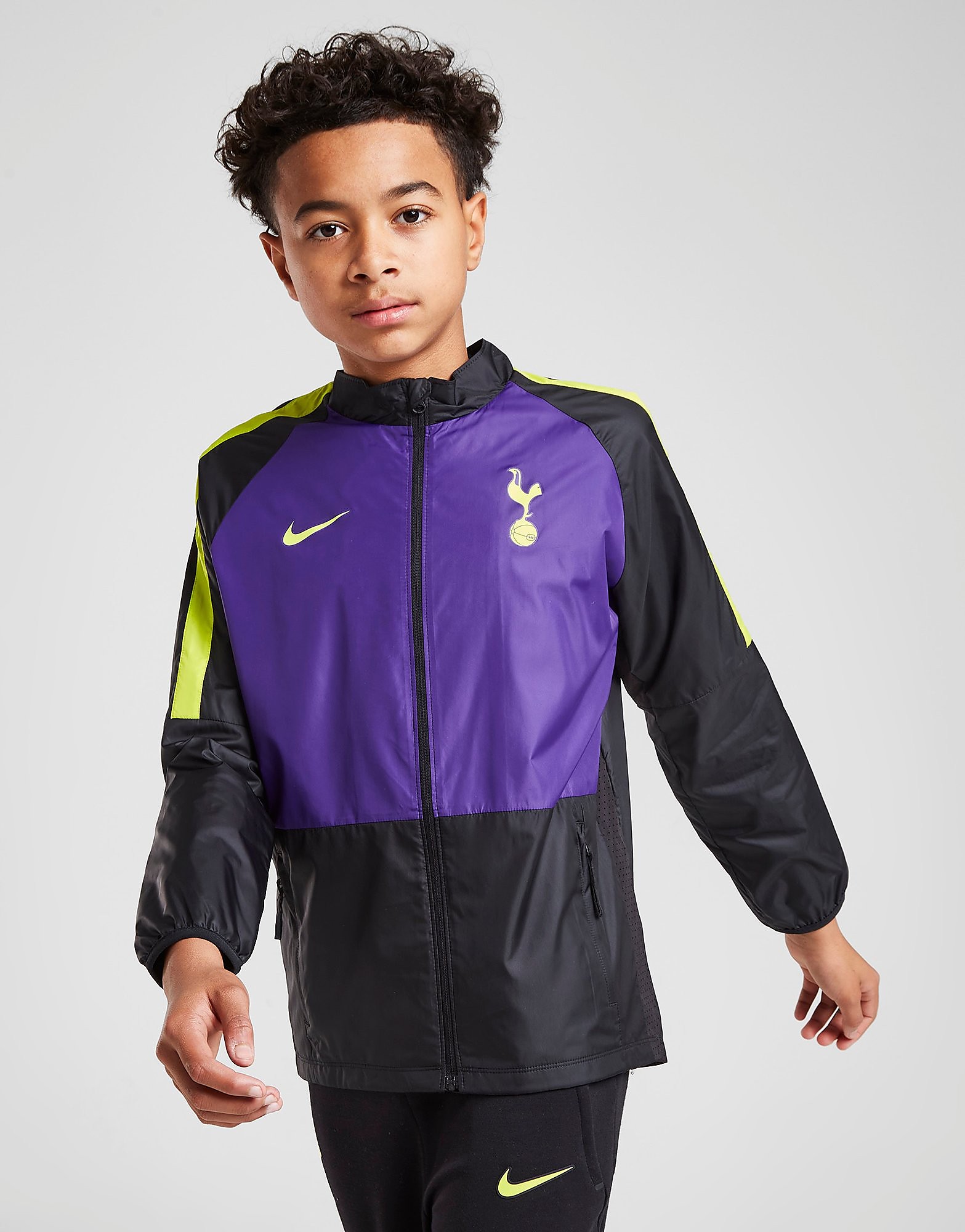 

Nike Tottenham Hotspur FC Academy Track Jacket Junior - Black/Court Purple/Venom Green/Venom Green - Kids, Black/Court Purple/Venom Green/Venom Green