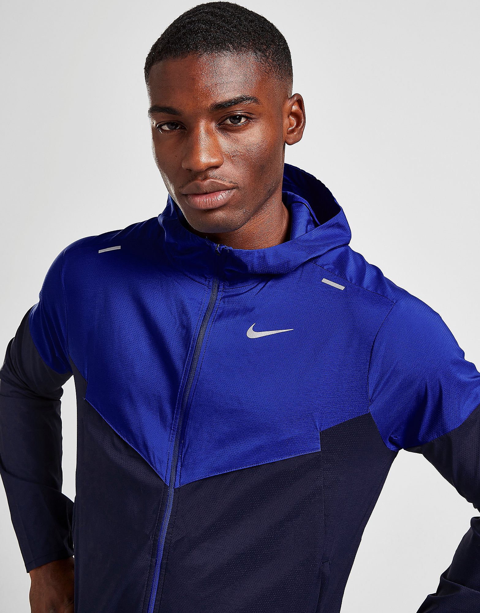 Nike Packable Lightweight Jacket - Game Royal/Obsidian/Game Royal - Mens, Game Royal/Obsidian/Game Royal