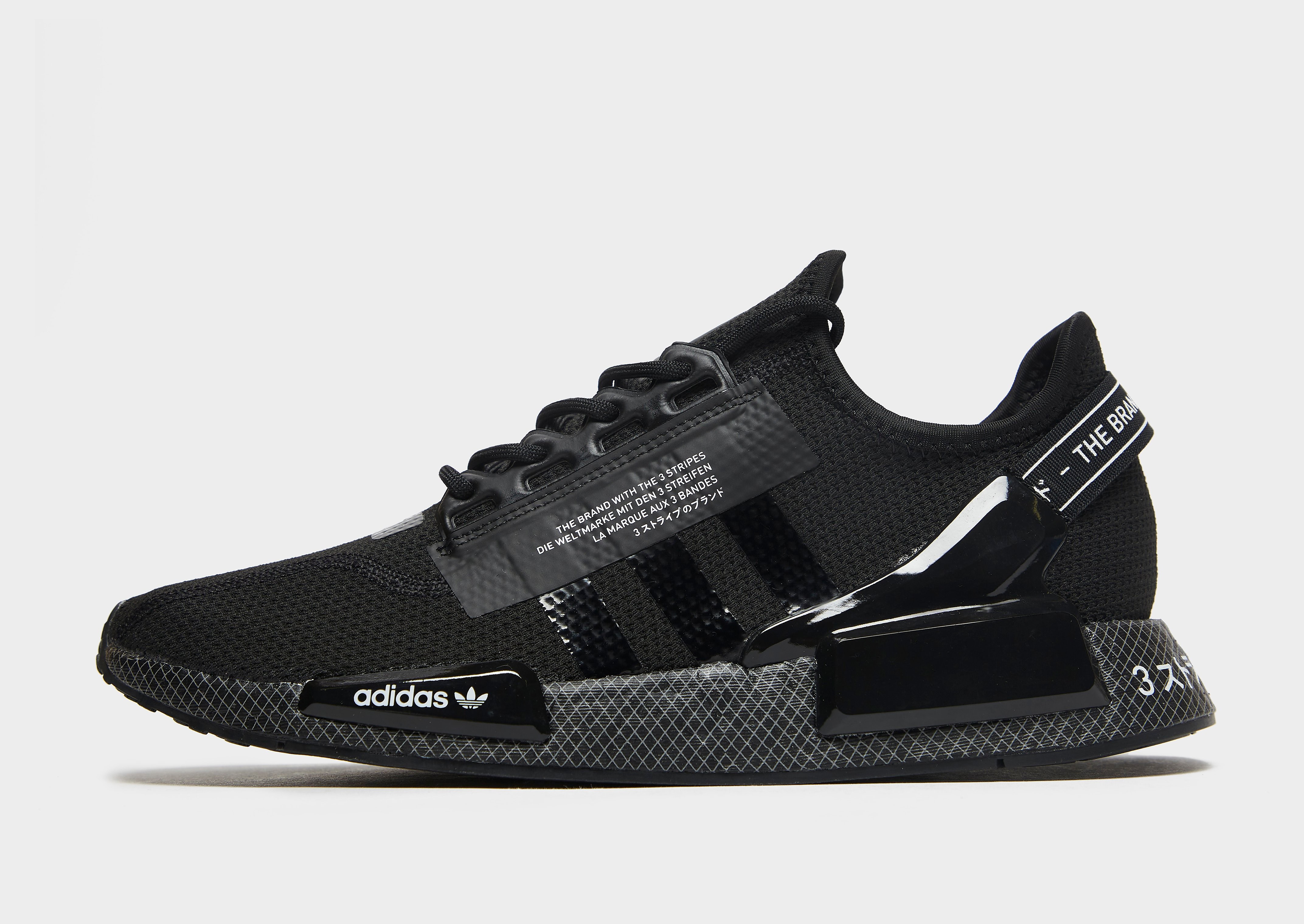 

adidas Originals NMD_R1 V2 - Only at JD - Black - Mens, Black