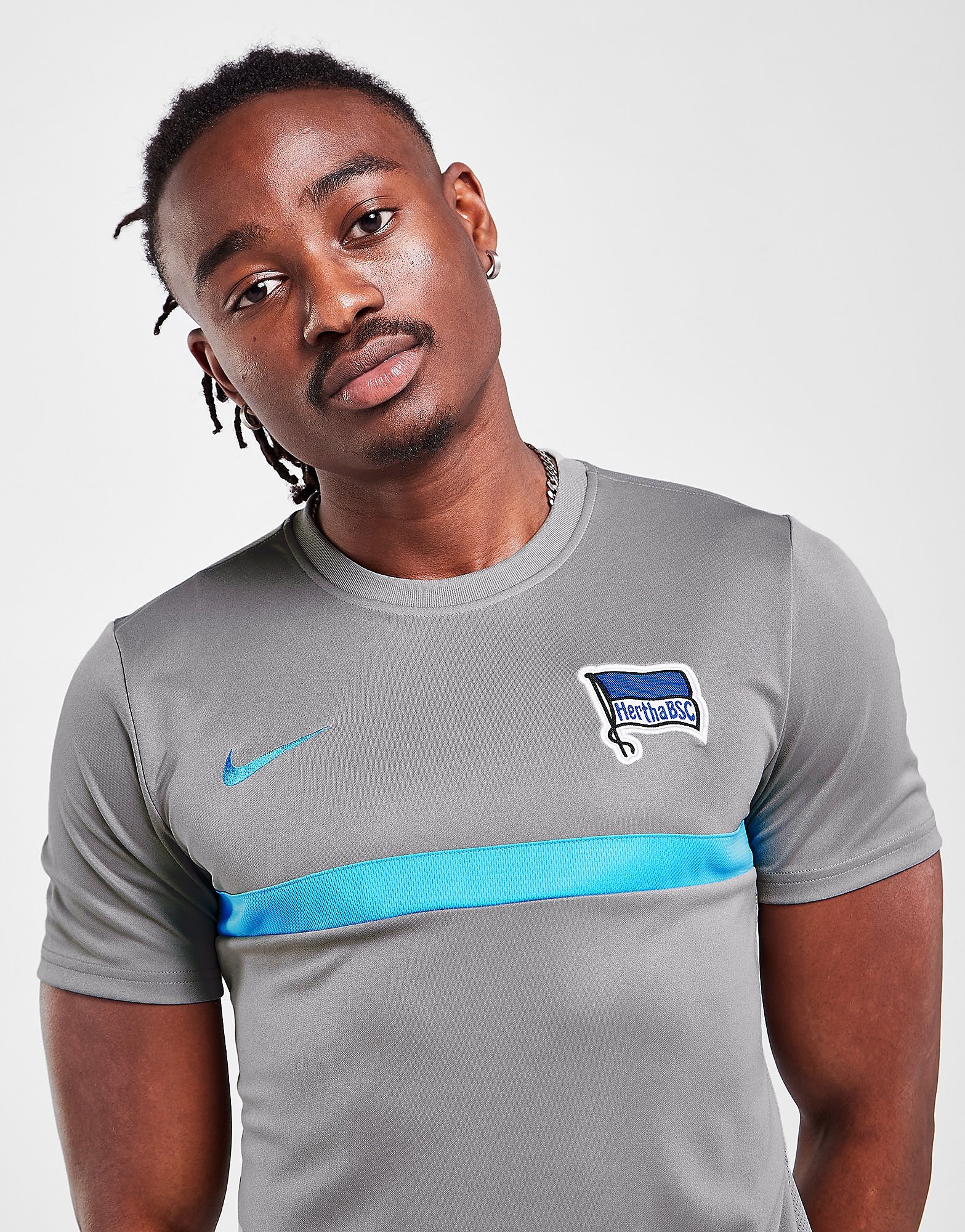

Nike Hertha BSC Academy Pro T-Shirt - Grey - Mens, Grey