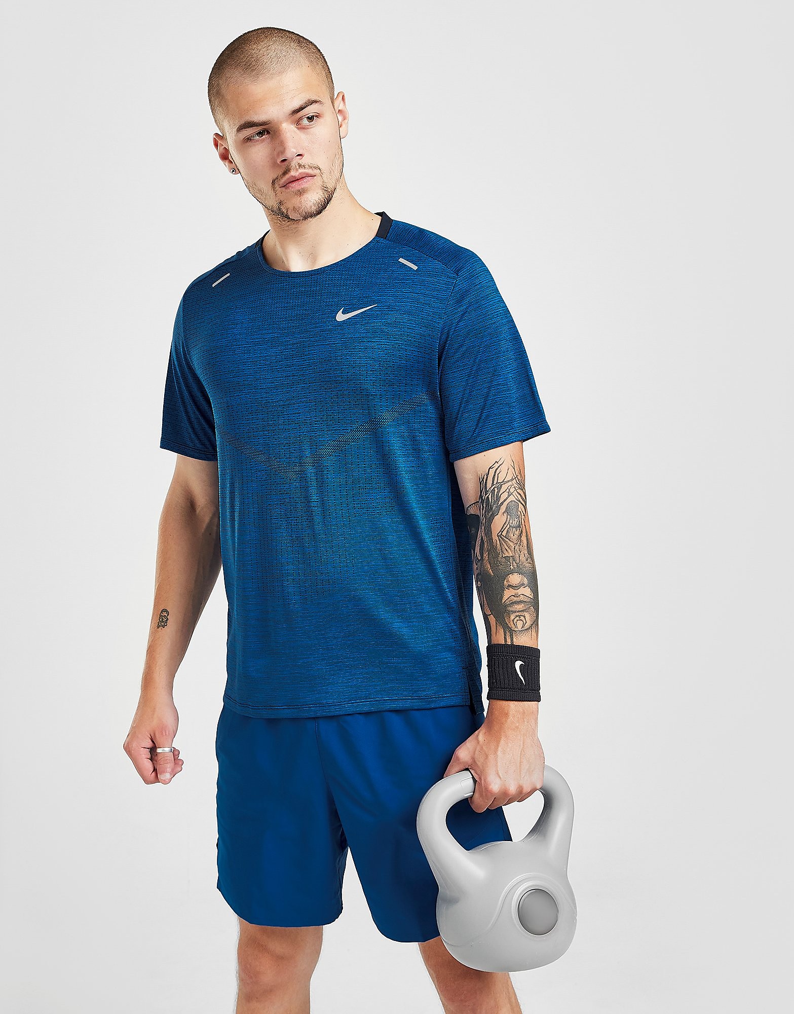 

Nike Techknit Ultra T-Shirt - Obsidian/Game Royal - Mens, Obsidian/Game Royal