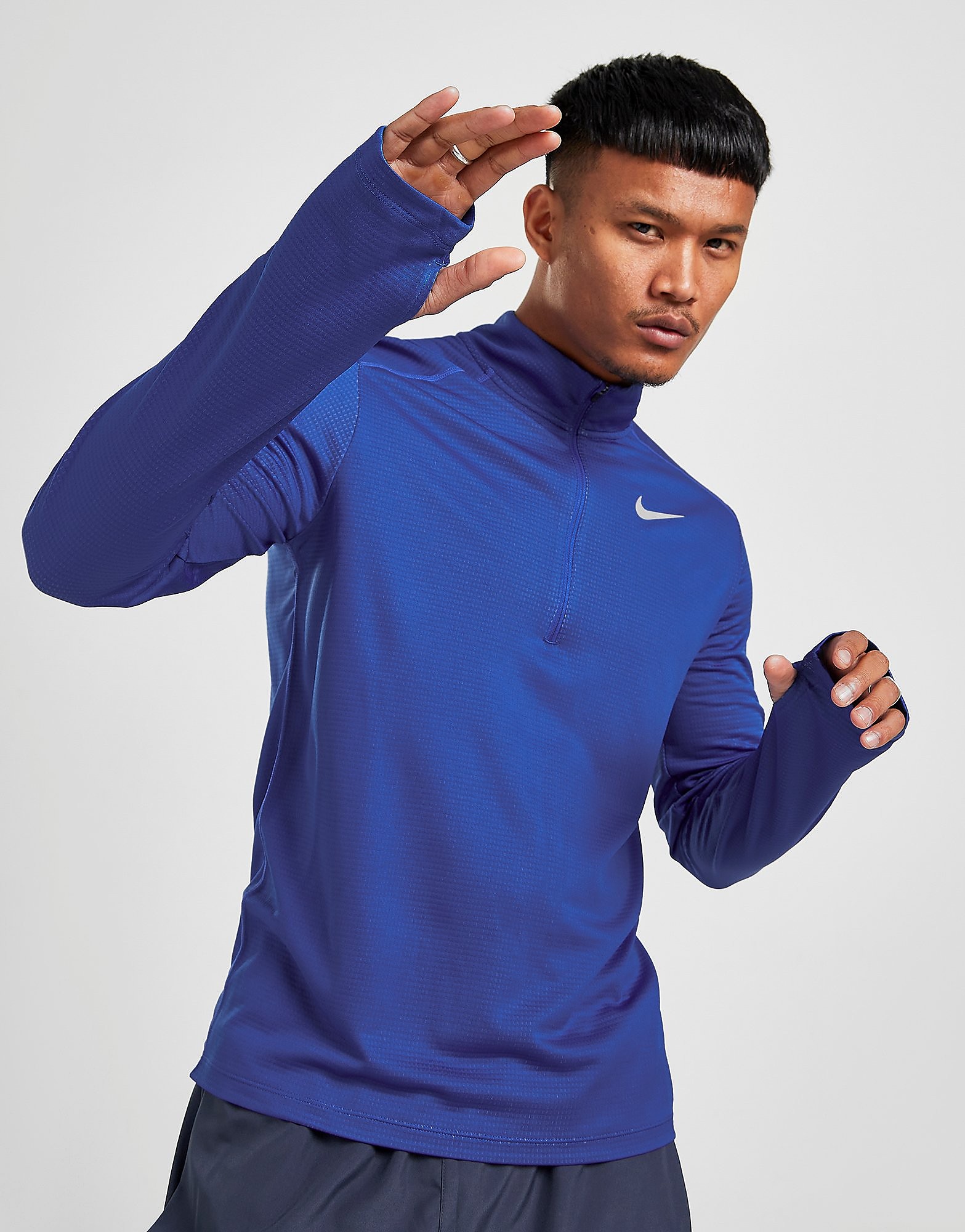 

Nike Pacer 1/2 Zip Track Top Men's - Game Royal/Light Smoke Grey, Game Royal/Light Smoke Grey