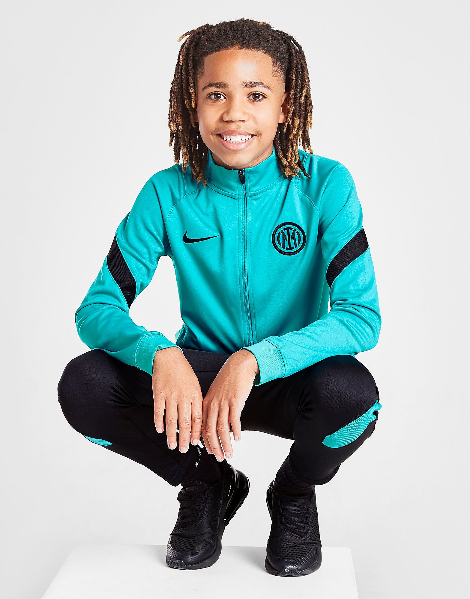 

Nike Inter Milan Strike Tracksuit Junior - Turbo Green/Black/Black/Black - Kids, Turbo Green/Black/Black/Black