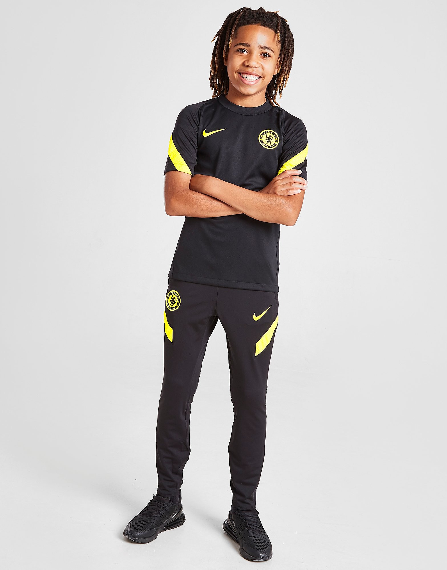 

Nike Cheslea FC Strike Top Junior - Black/Opti Yellow/Opti Yellow - Kids, Black/Opti Yellow/Opti Yellow