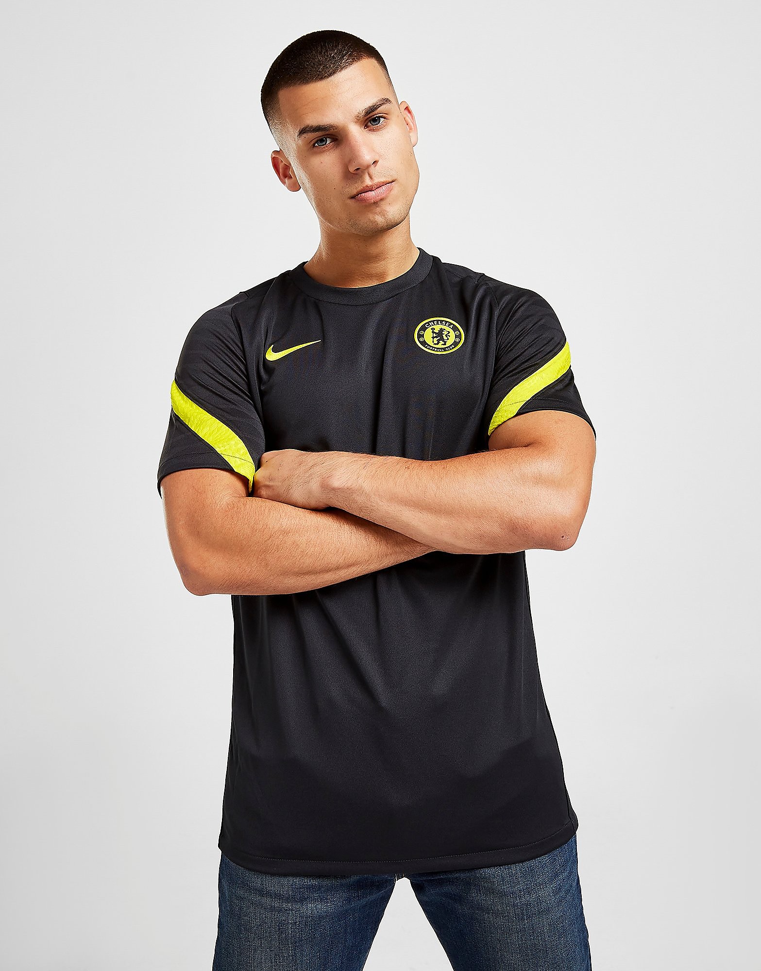 

Nike Chelsea FC Strike Top - Black/Opti Yellow/Opti Yellow - Mens, Black/Opti Yellow/Opti Yellow