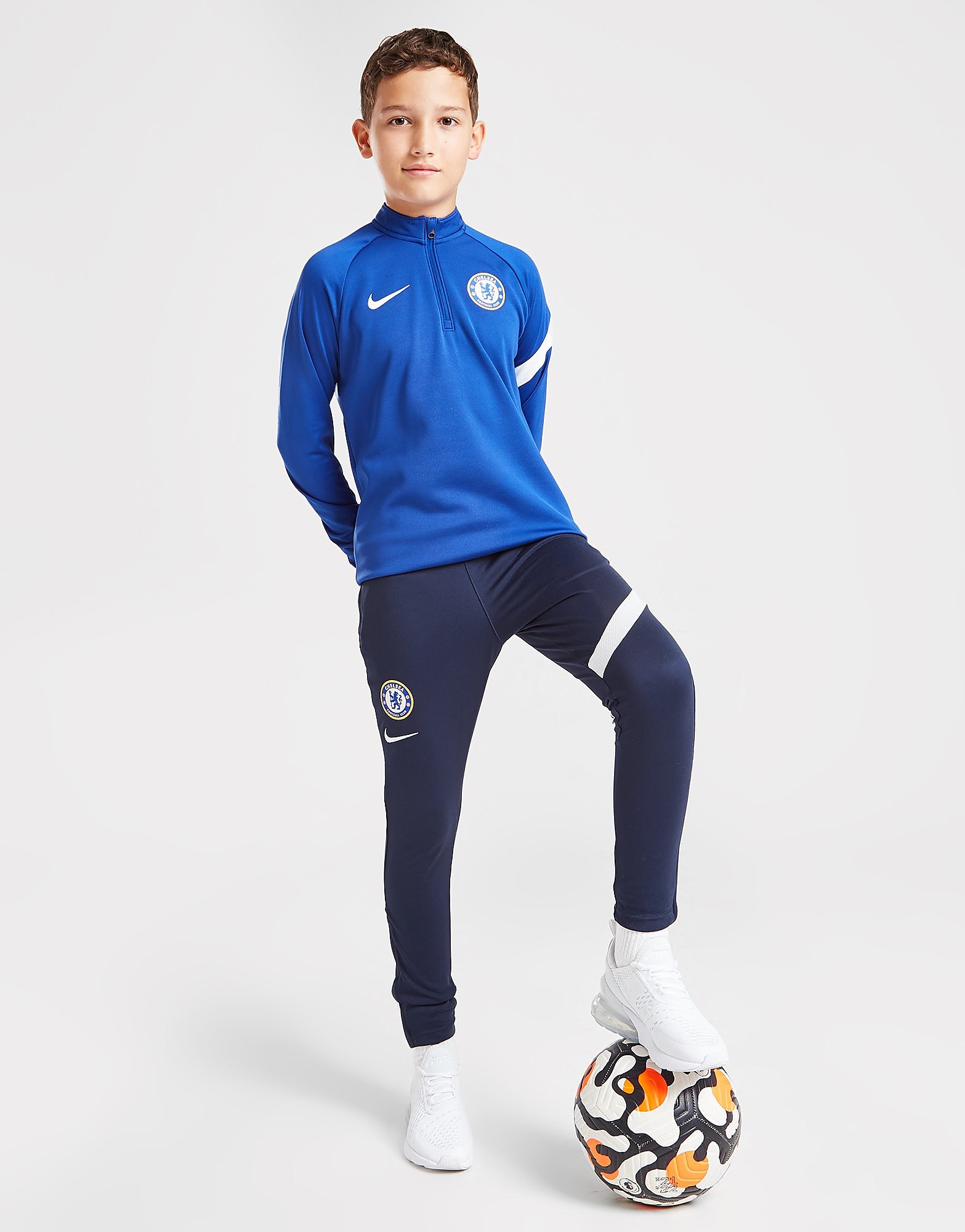 

Nike Chelsea FC Academy Track Pants Junior - Navy/White - Kids, Navy/White
