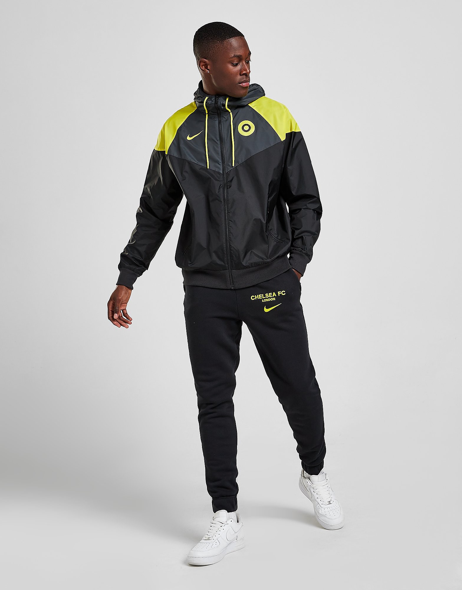 

Nike Chelsea FC Fleece Joggers - Black/Opti Yellow - Mens, Black/Opti Yellow