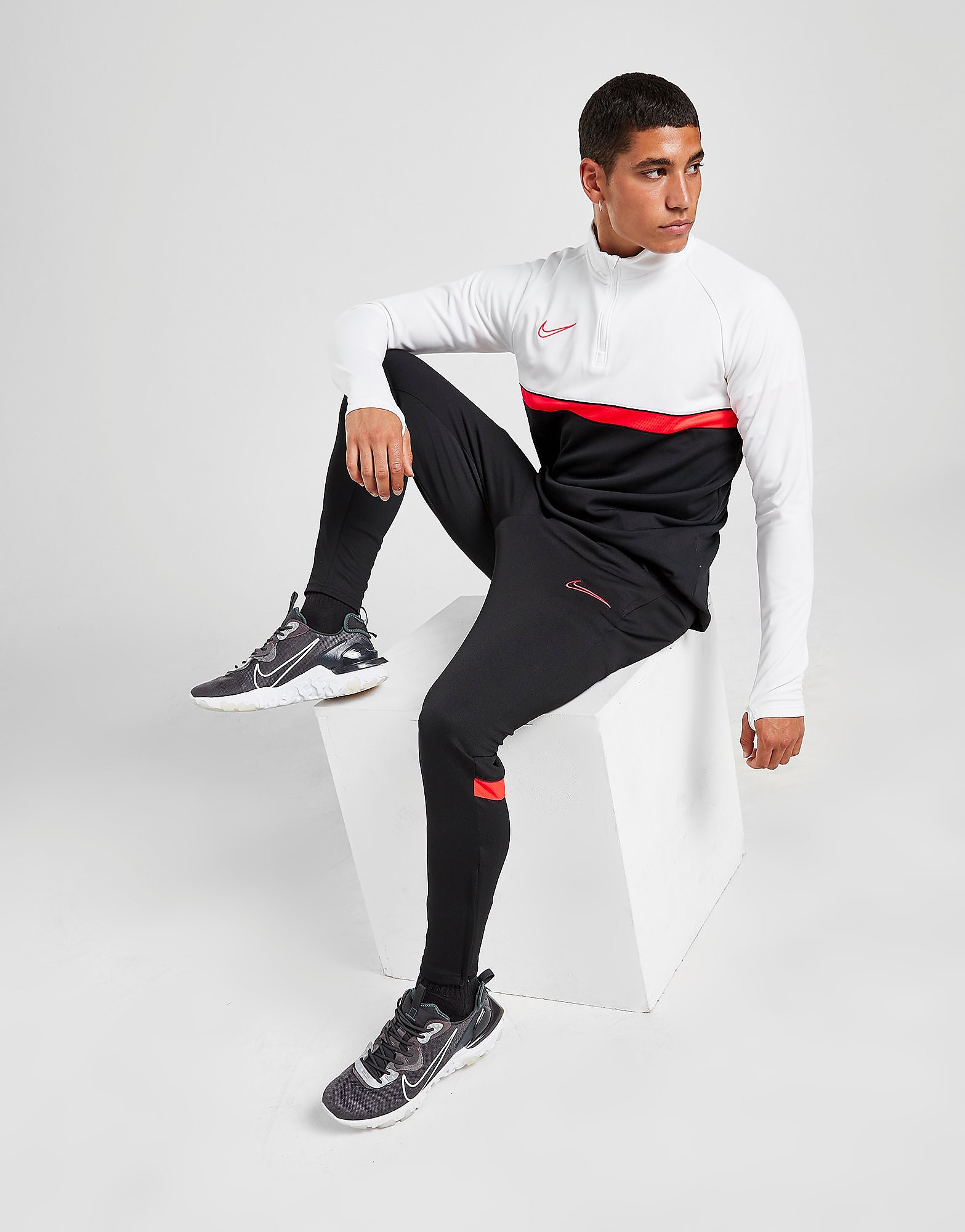 

Nike Academy Track Pants - Black/Black/Bright Crimson/Bright Crimson - Mens, Black/Black/Bright Crimson/Bright Crimson