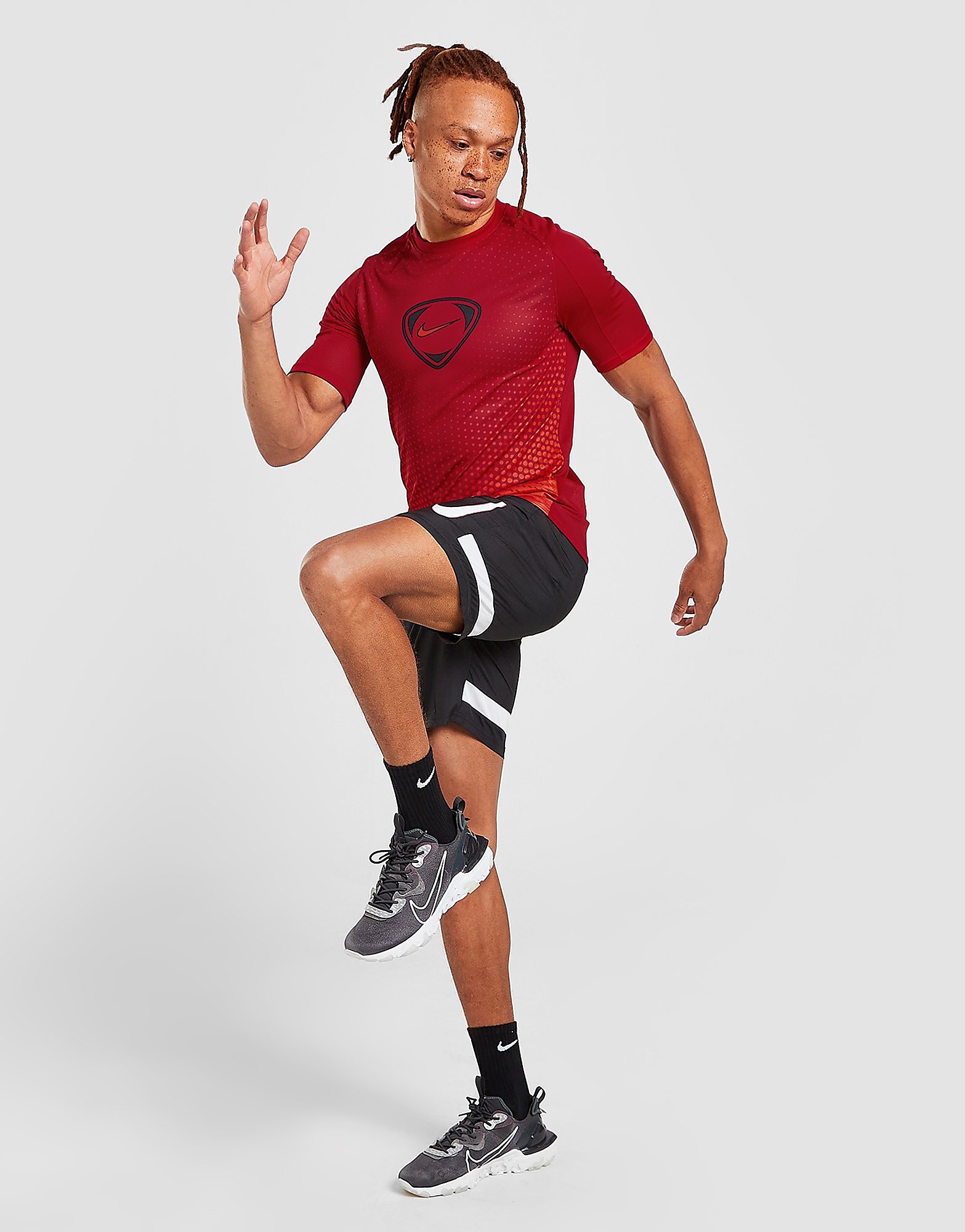

Nike Academy Shield T-Shirt - Gym Red/Chile Red/Chile Red - Mens, Gym Red/Chile Red/Chile Red