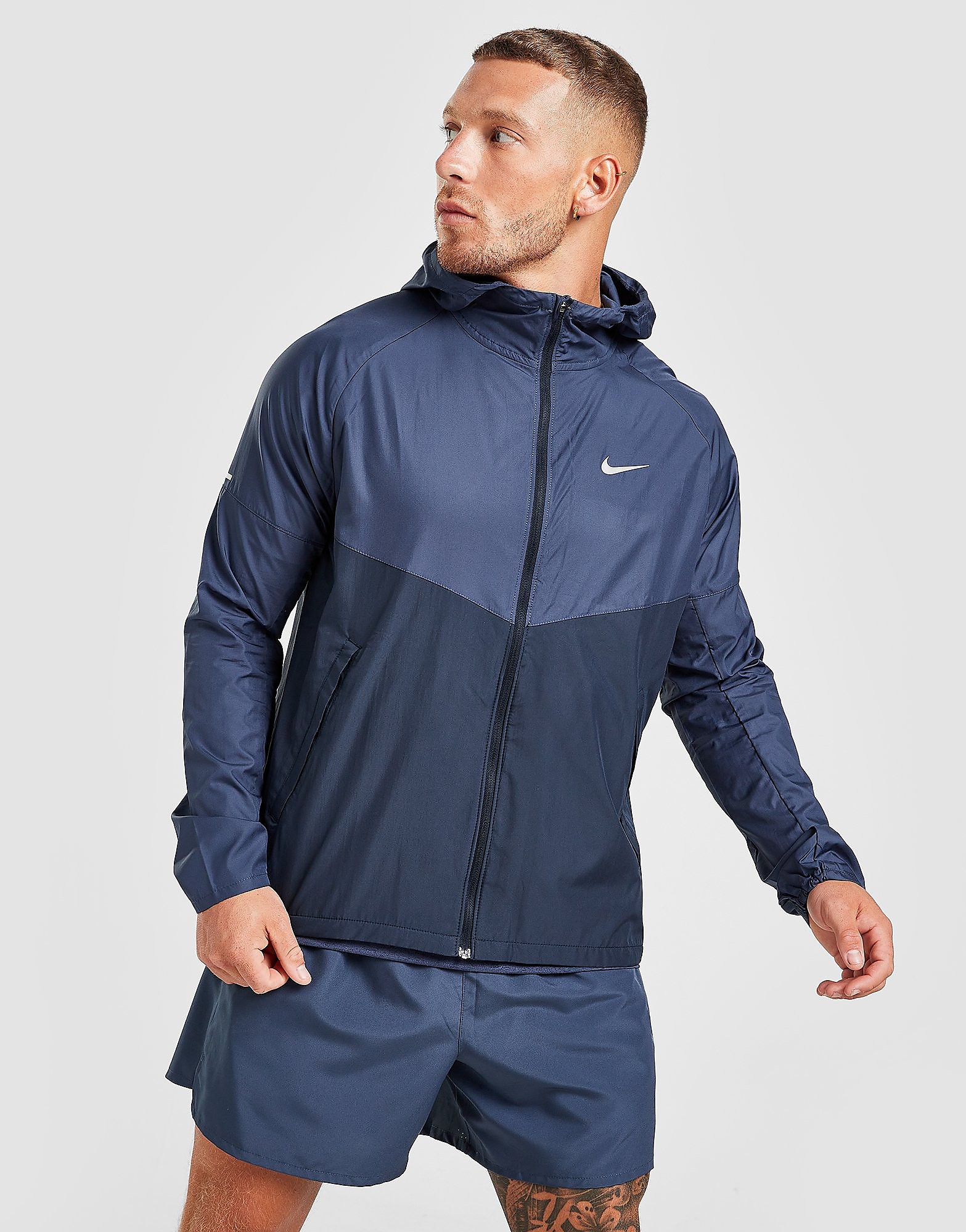 

Nike Repel Miler Jacket - Thunder Blue/Dark Obsidian - Mens, Thunder Blue/Dark Obsidian