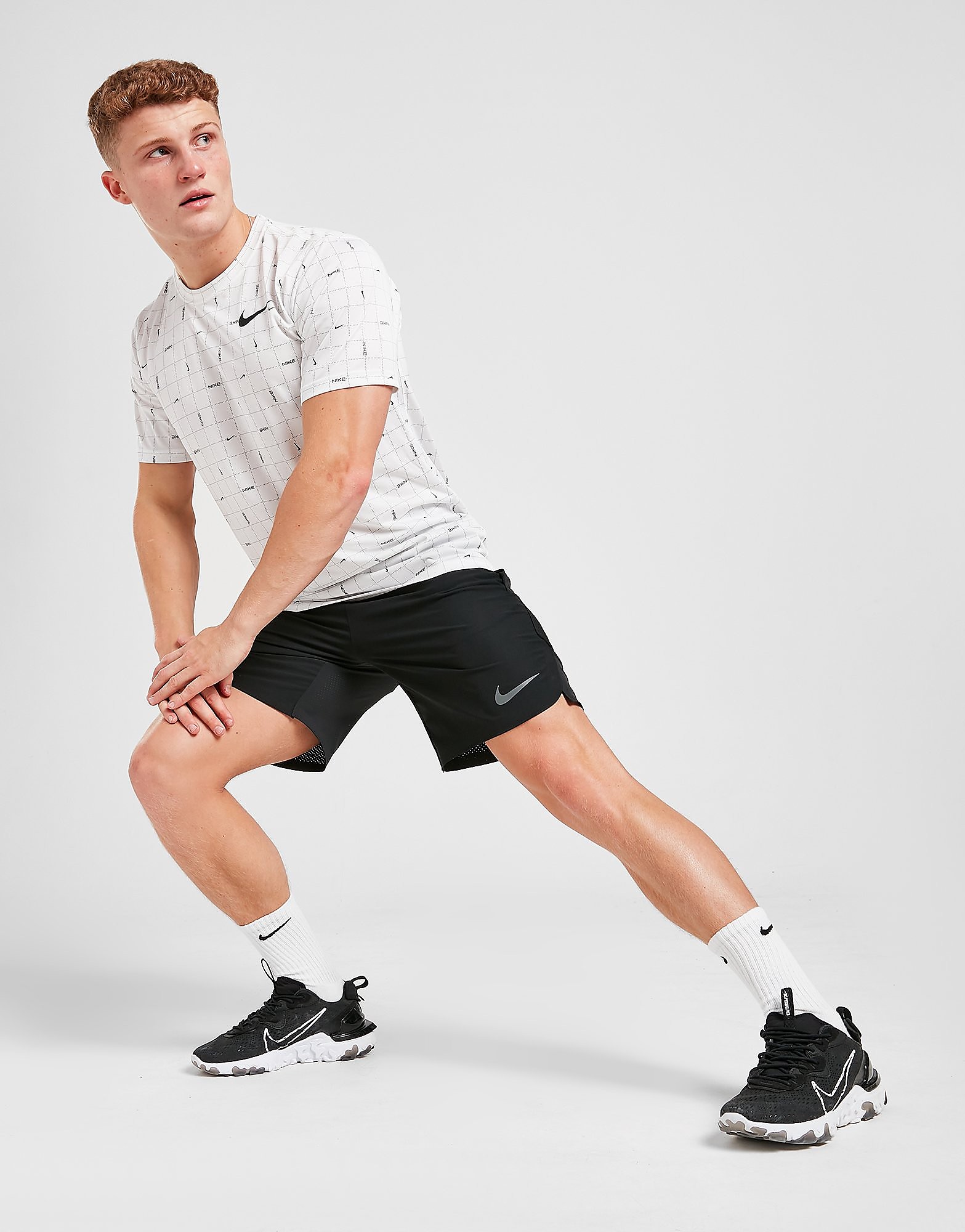 

Nike Pro Dri-FIT Flex Rep Shorts - Black/Iron Grey - Mens, Black/Iron Grey
