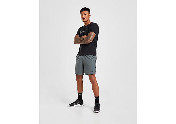 Nike Pro Dri-FIT Flex Rep Shorts - Iron Grey/Black - Mens, Iron Grey/Black