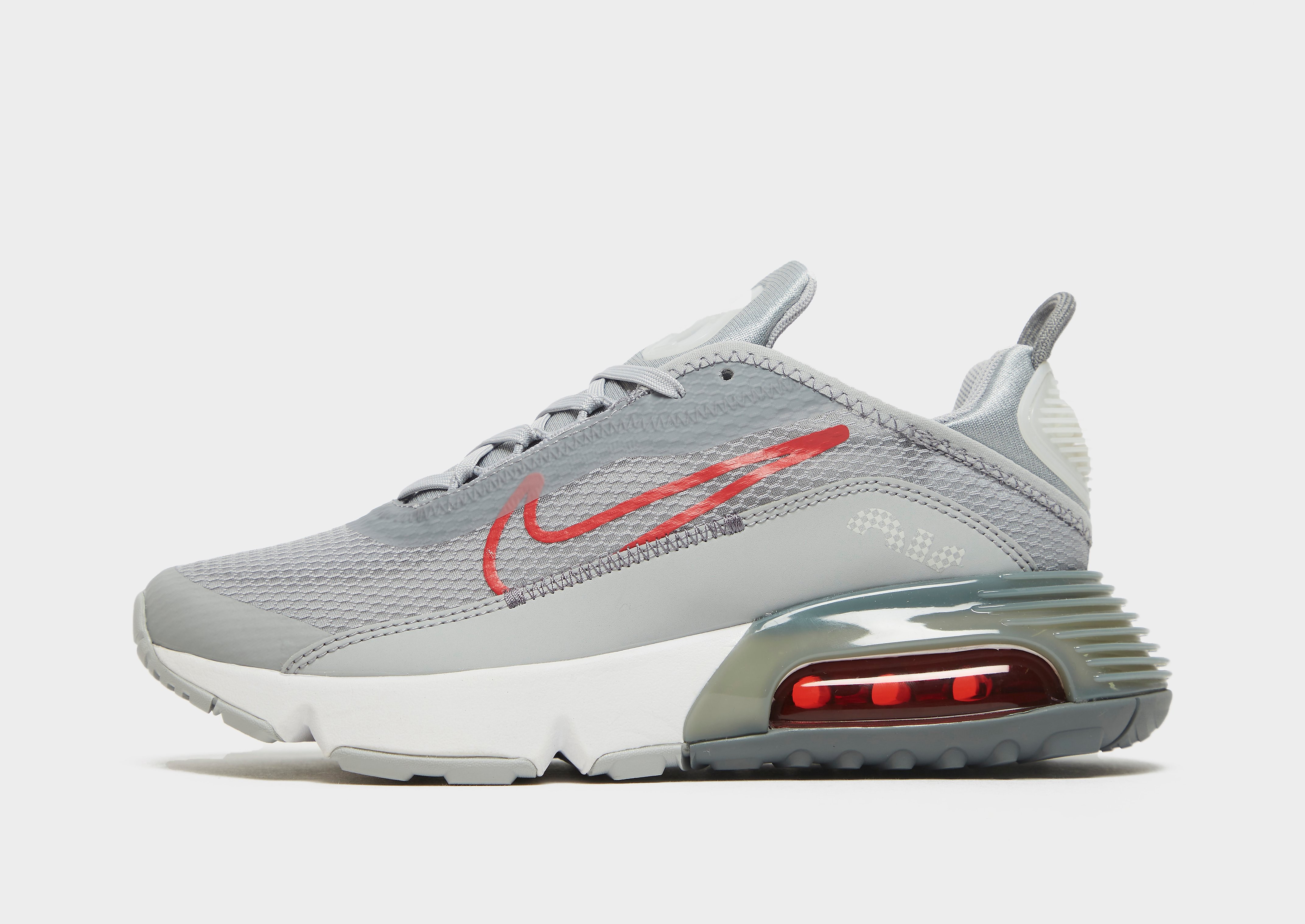

Nike Air Max 2090 Junior - Only at JD - Light Smoke Grey/Reflect Silver/Smoke Grey/University Red - Kids, Light Smoke Grey/Reflect Silver/Smoke Grey/University Red