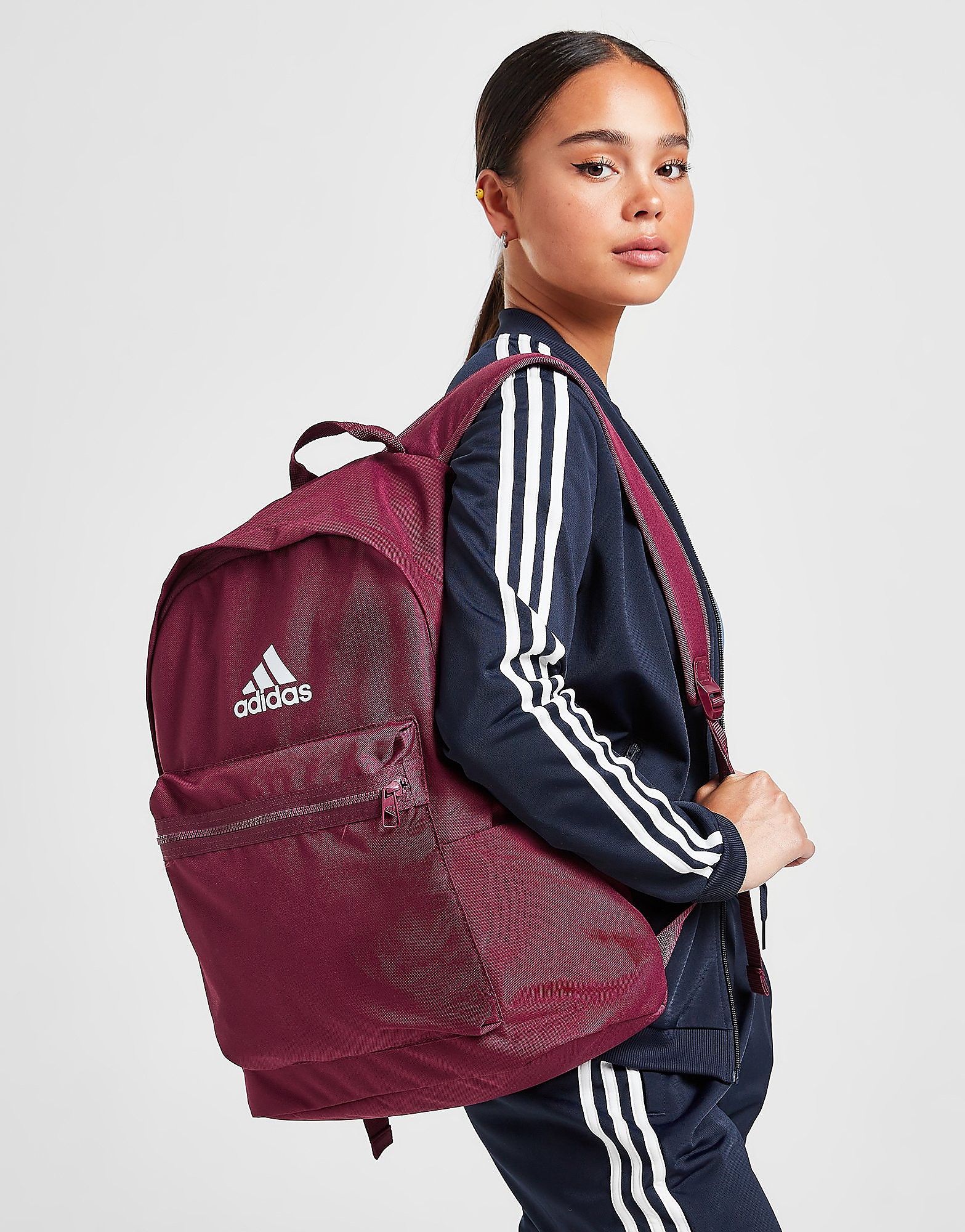 

adidas Badge of Sport Backpack - Only at JD - Red - Kids, Red