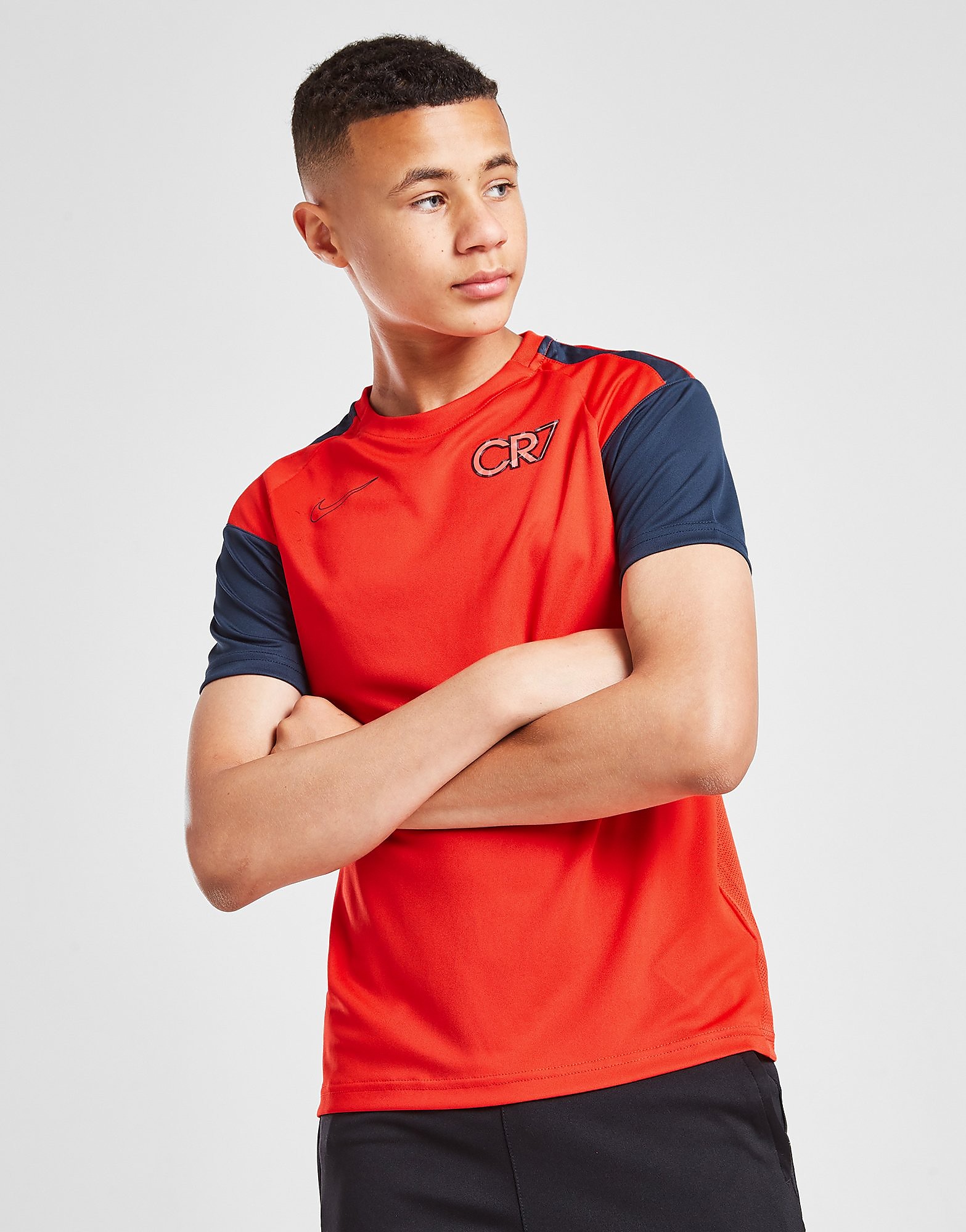 

Nike CR7 Short Sleeve Dri-FIT T-Shirt Junior - Chile Red/Chile Red/Black - Kids, Chile Red/Chile Red/Black