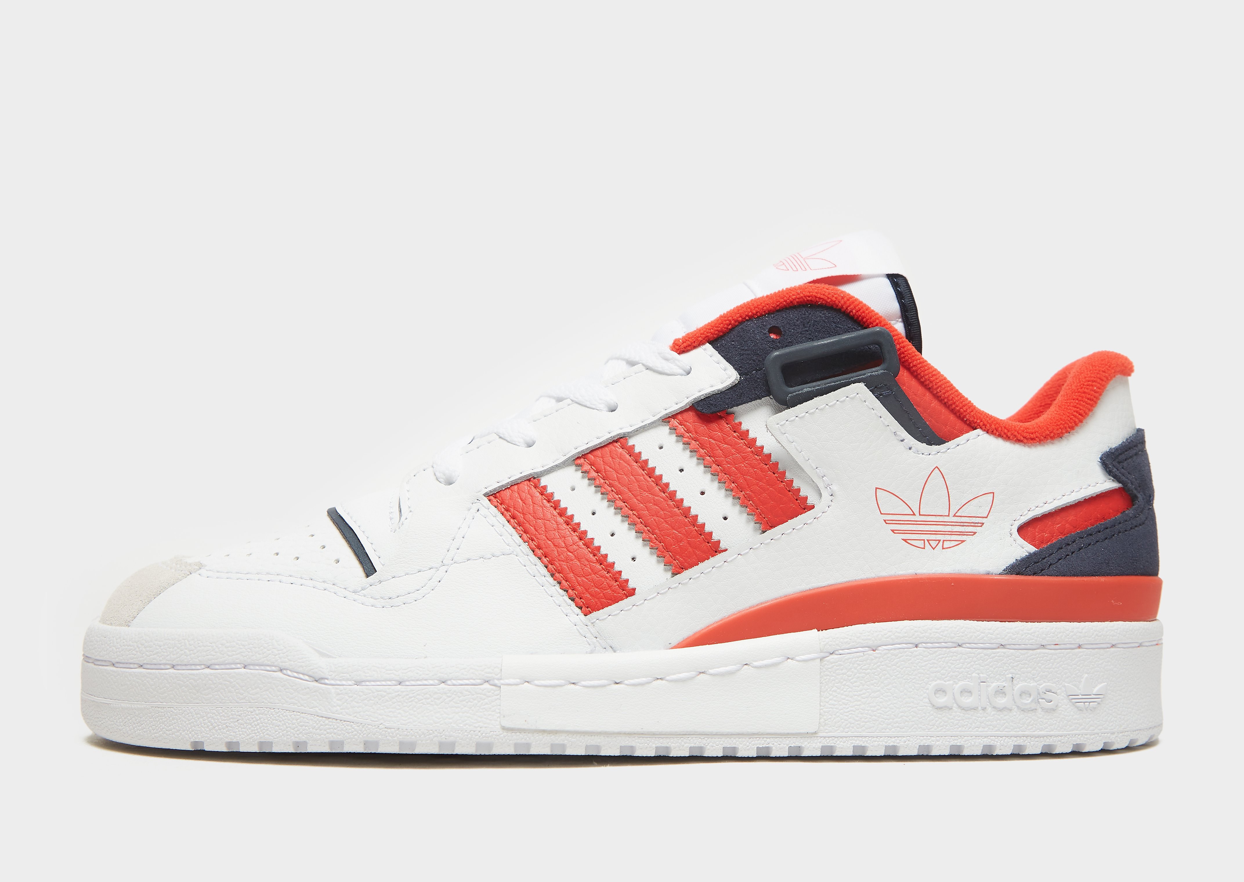 

adidas Originals Forum Low - Cloud White / Red / Legend Ink/Red - Womens, Cloud White / Red / Legend Ink/Red