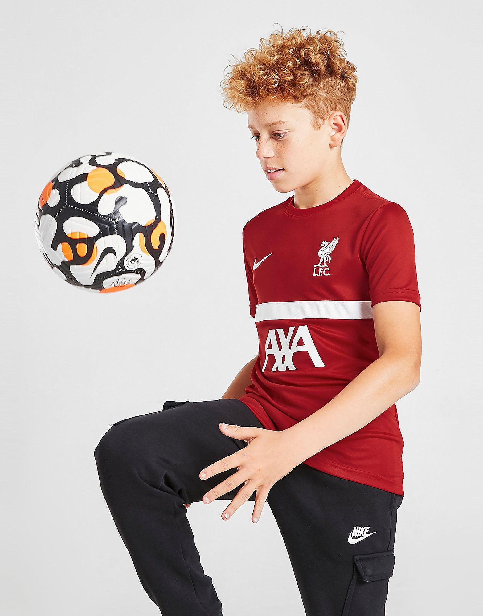 

Nike Liverpool FC Academy Pro T-Shirt Junior - Gym Red/White/White - Kids, Gym Red/White/White