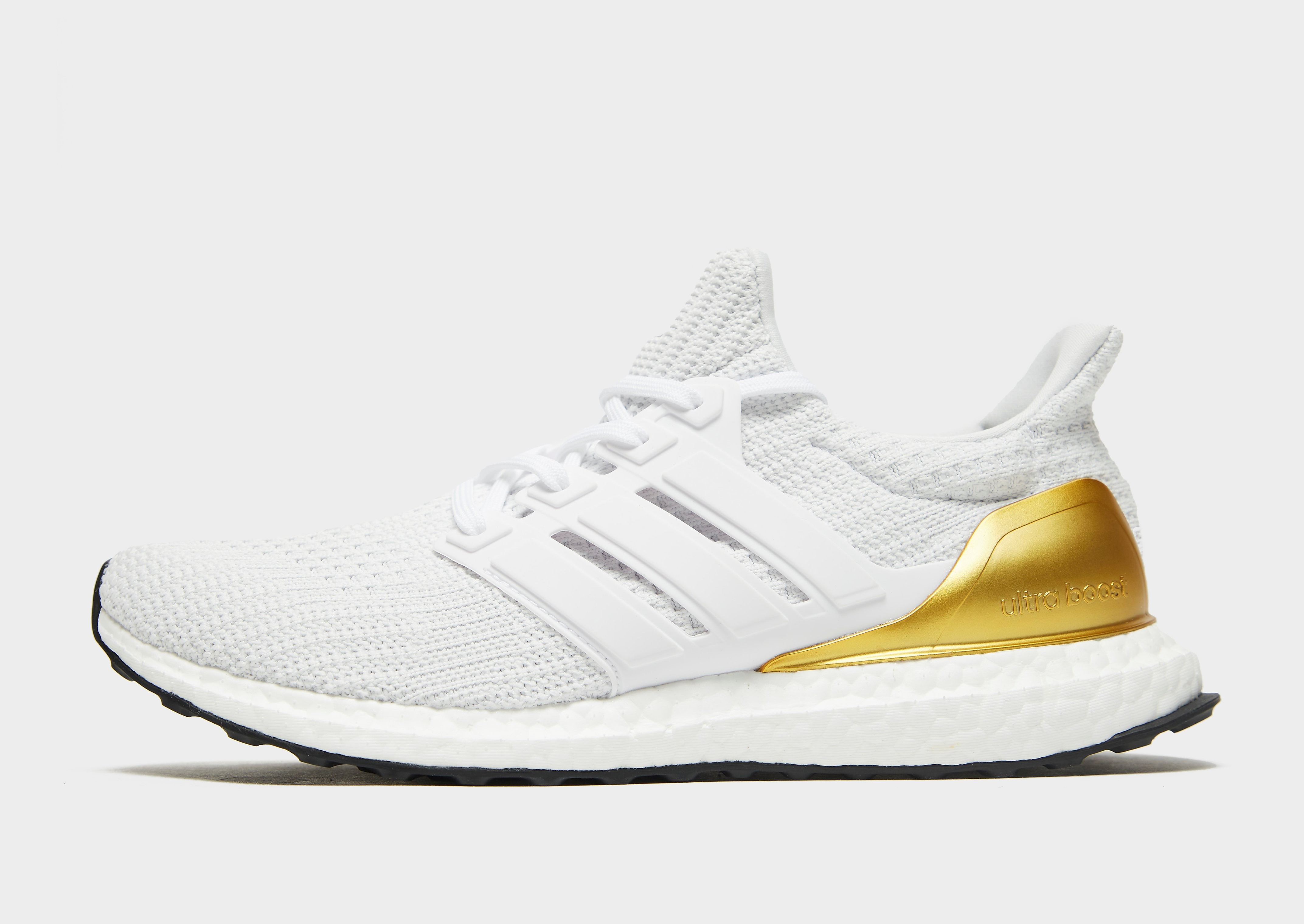 

adidas Ultraboost RDY - Cloud White / Cloud White / Gold Metallic - Womens, Cloud White / Cloud White / Gold Metallic
