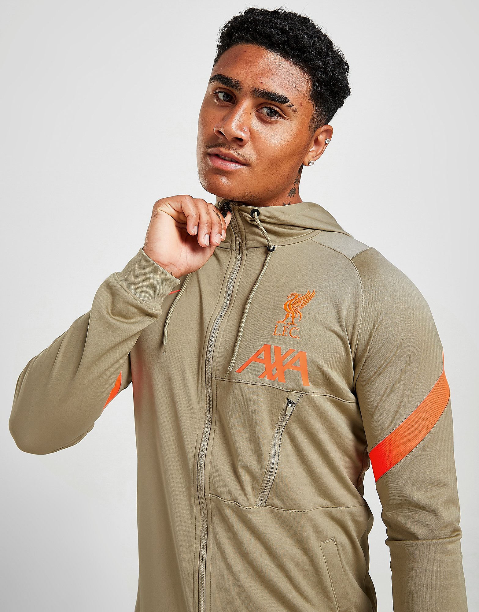 

Nike Liverpool FC Strike Hooded Jacket - Mystic Stone/Bright Crimson/Bright Crimson - Mens, Mystic Stone/Bright Crimson/Bright Crimson