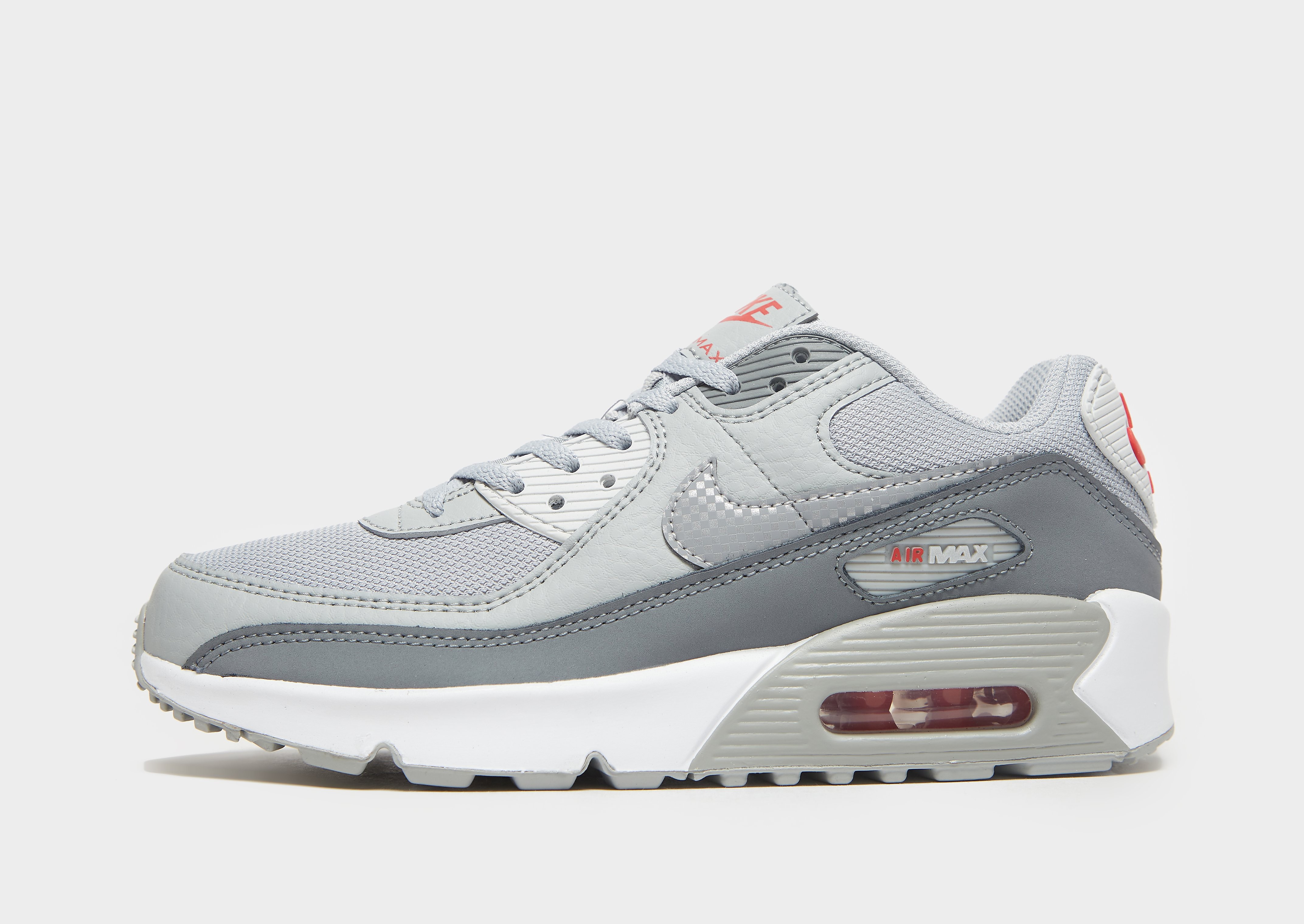 

Nike Air Max 90 Leather Junior - Only at JD - GREY - Kids, GREY