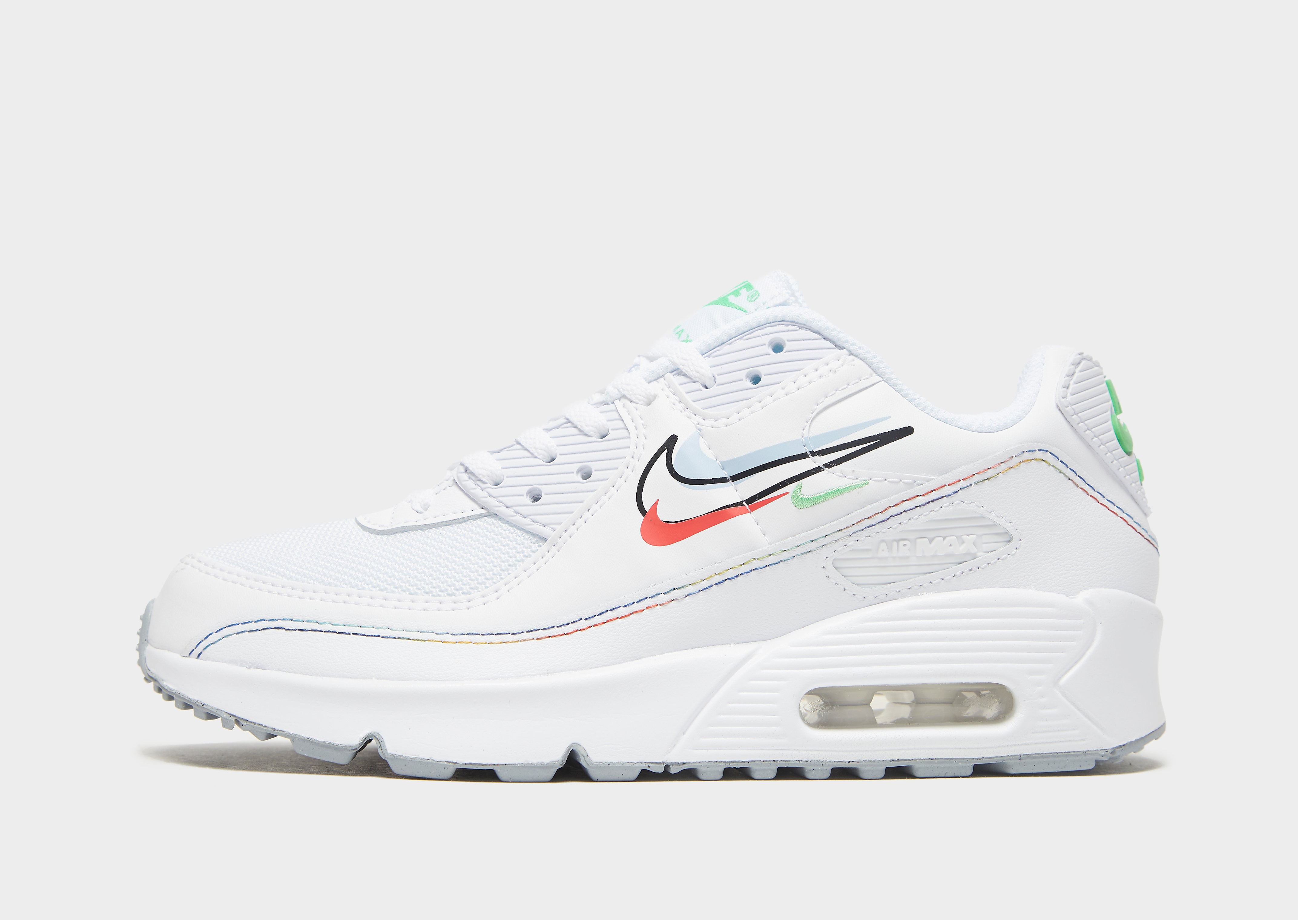 

Nike Air Max 90 Leather Junior - WHITE - Kids, WHITE
