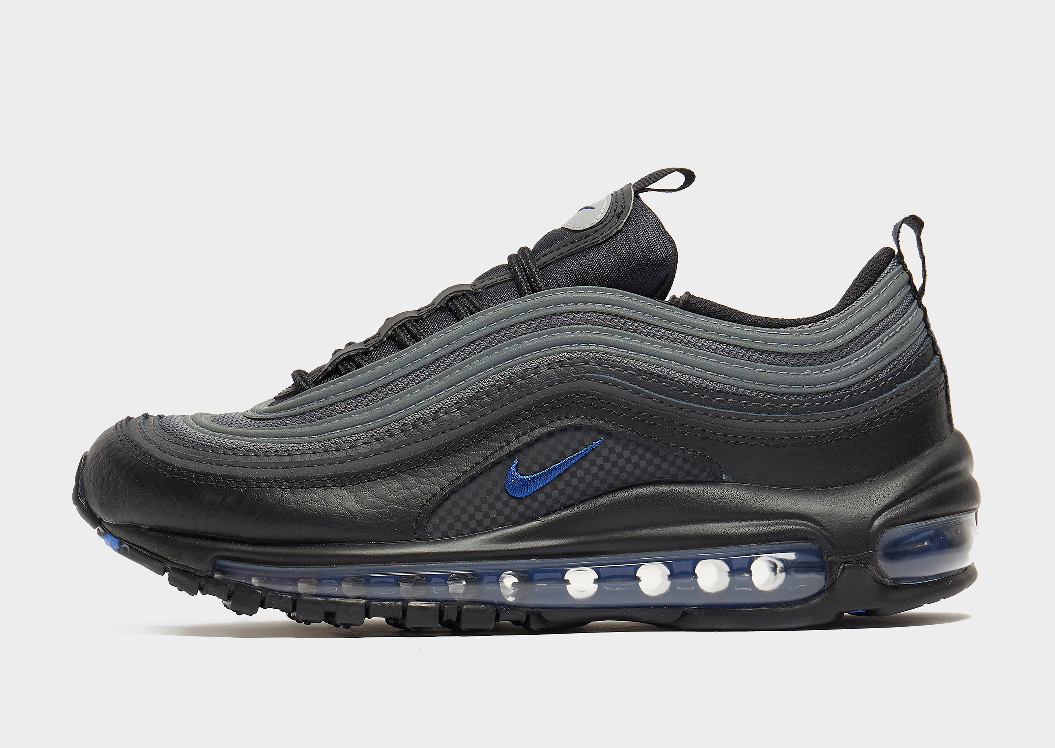 

Nike Air Max 97 Junior - Only at JD - Black/Black/Reflect Silver/Game Royal - Kids, Black/Black/Reflect Silver/Game Royal